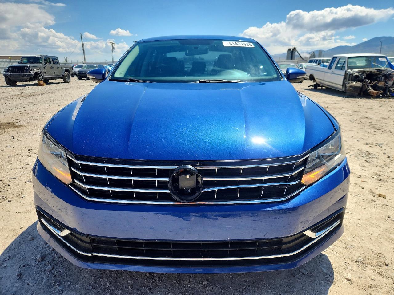 2016 Volkswagen Passat Se Blue vin: 1VWBT7A30GC018179