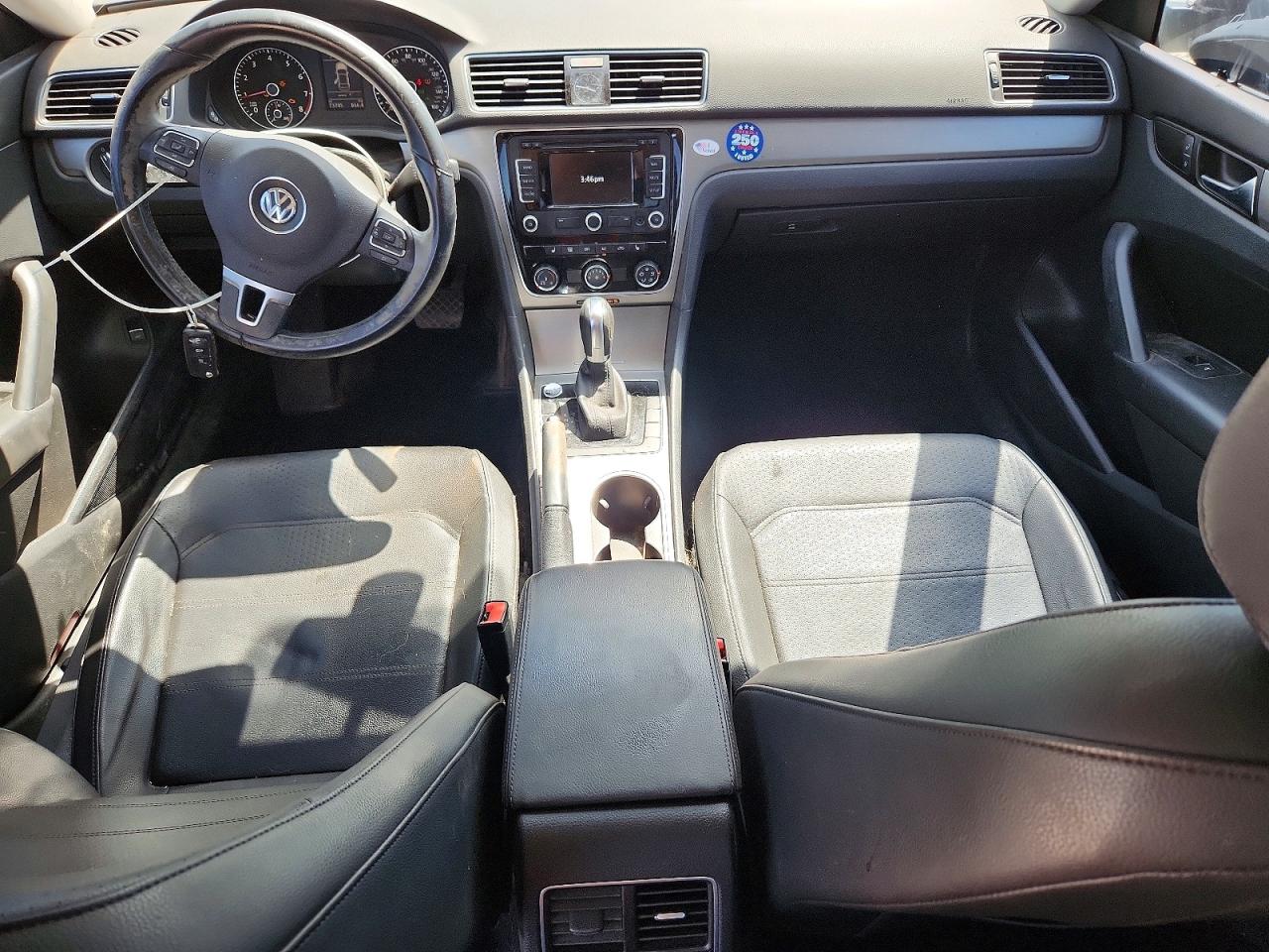 2014 Volkswagen Passat Se Gray vin: 1VWBT7A31EC050605