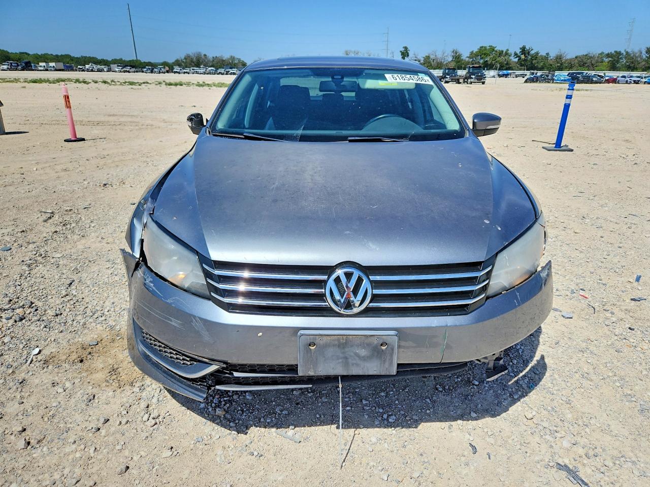2014 Volkswagen Passat Se Gray vin: 1VWBT7A31EC050605