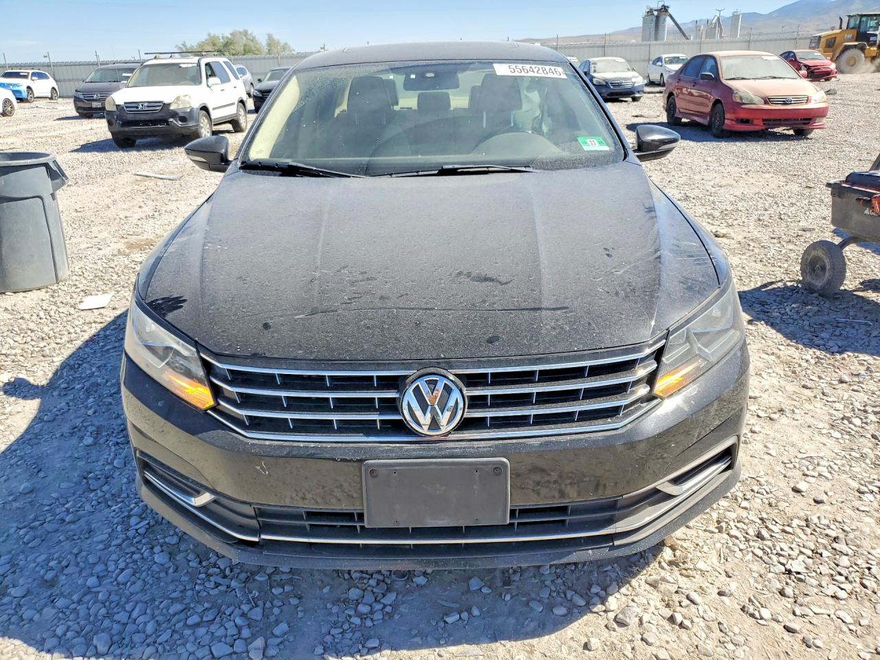 2016 Volkswagen Passat Se Черный vin: 1VWBT7A31GC030003
