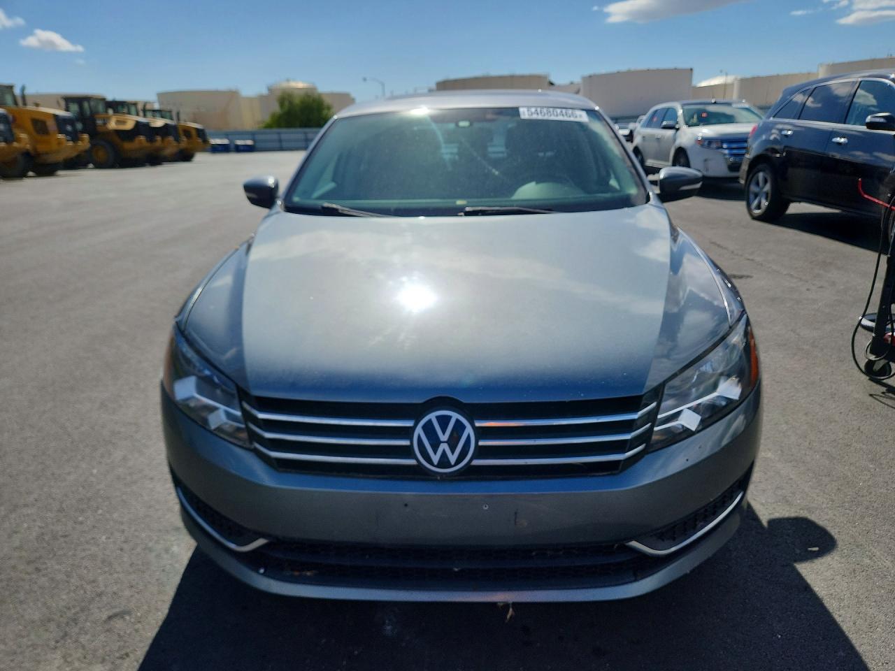 2014 Volkswagen Passat Se Gray vin: 1VWBT7A32EC038365