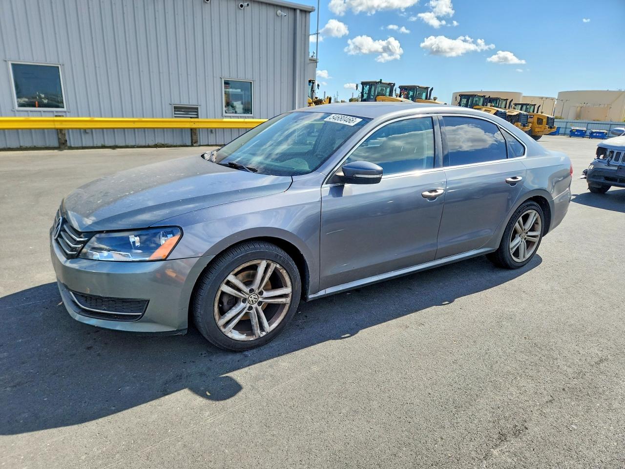 2014 Volkswagen Passat Se Gray vin: 1VWBT7A32EC038365