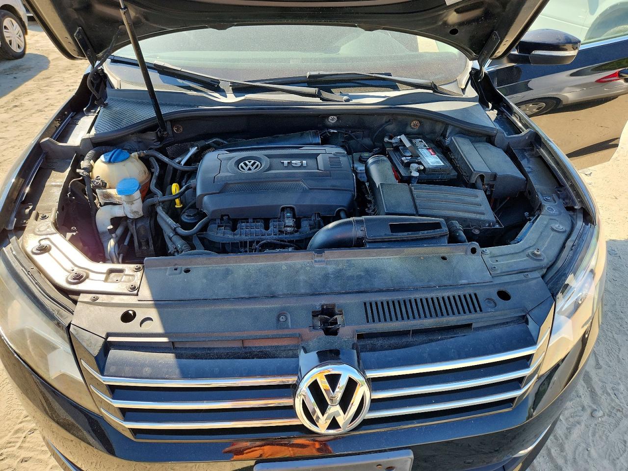 2014 Volkswagen Passat Se Black vin: 1VWBT7A32EC054579