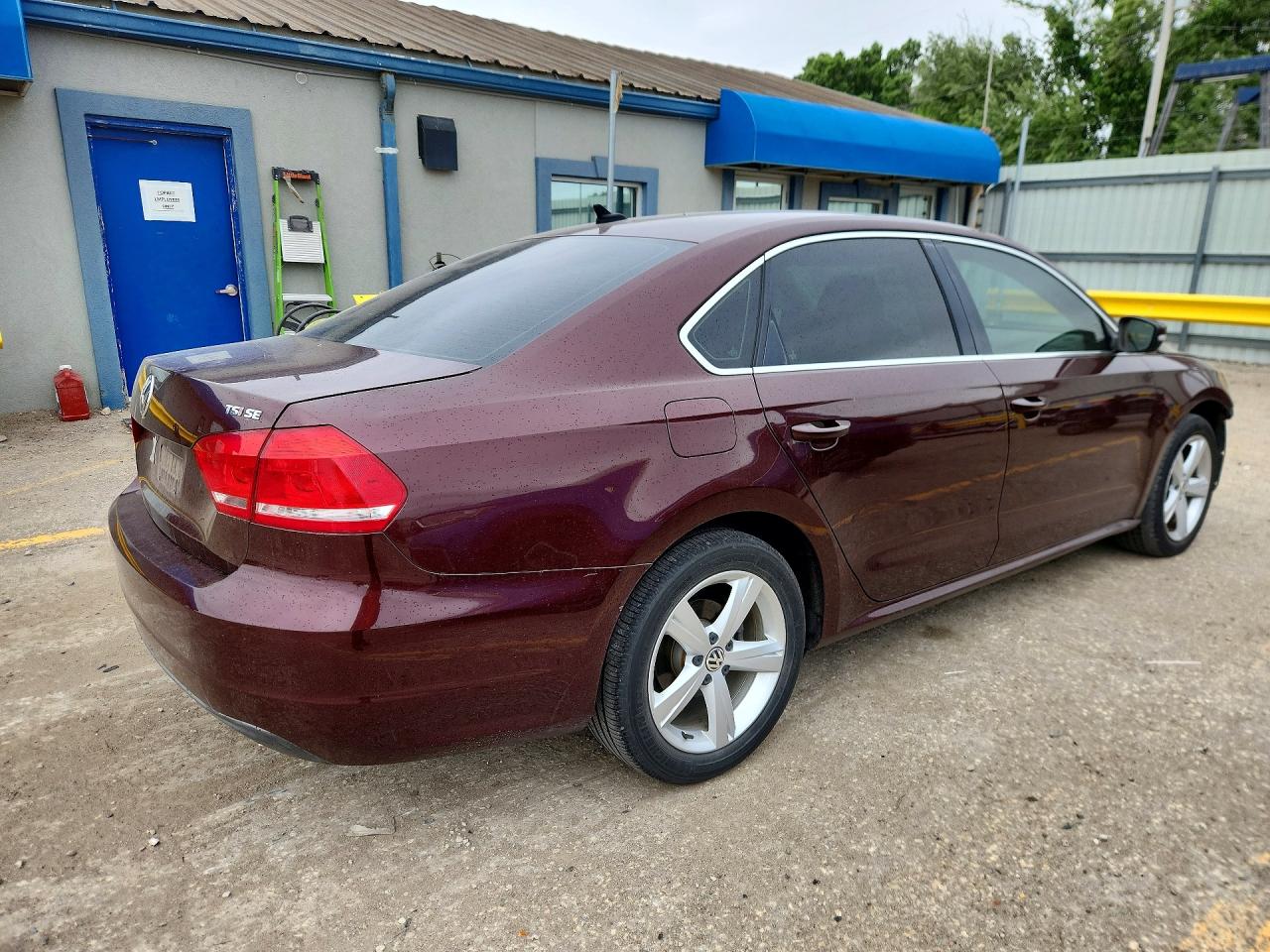 2014 Volkswagen Passat Se Бордовый vin: 1VWBT7A32EC073875
