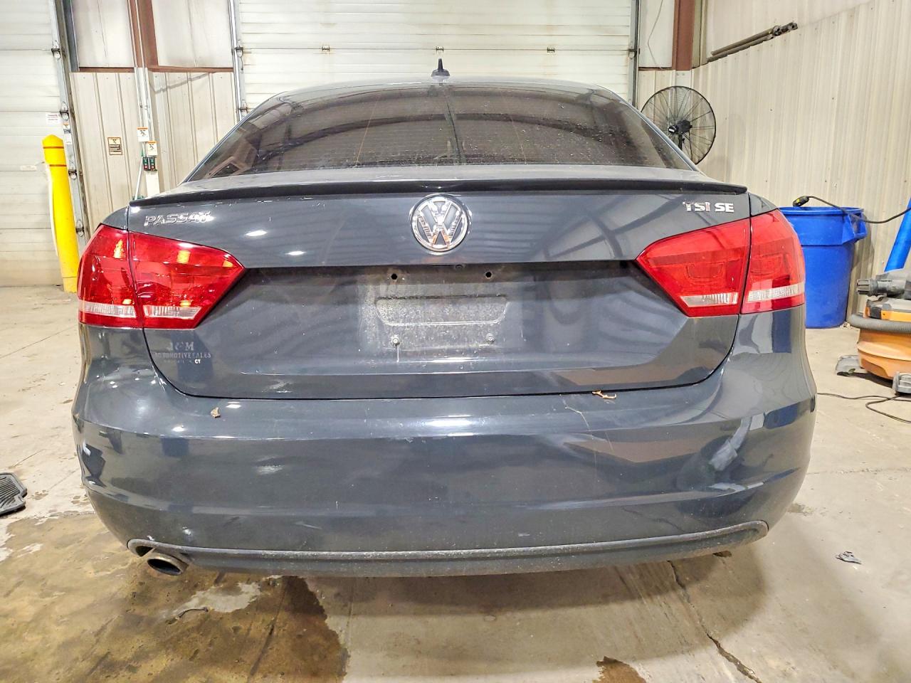 2015 Volkswagen Passat Se Gray vin: 1VWBT7A32FC106536