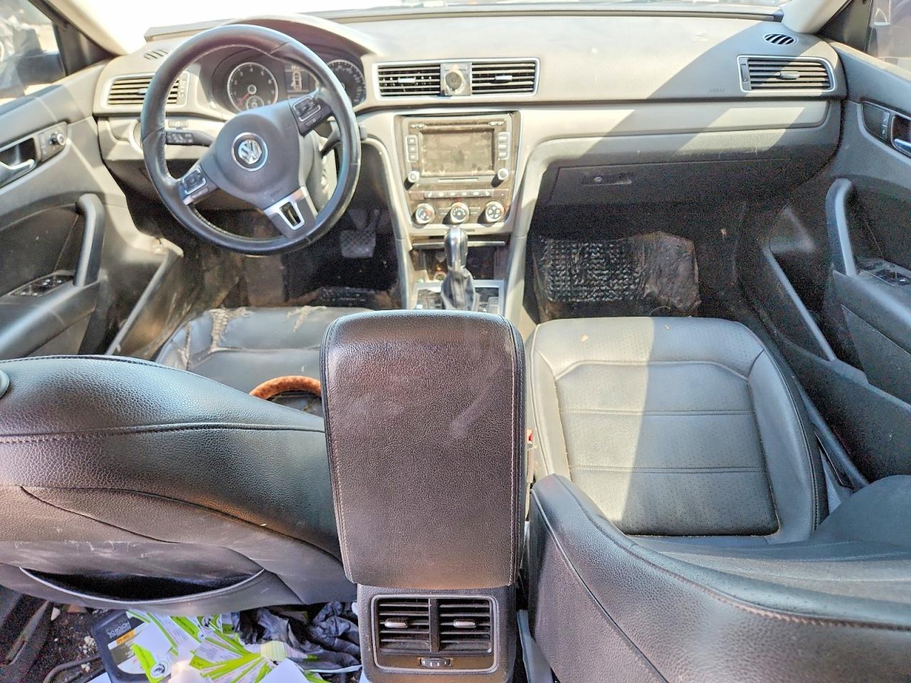 2014 Volkswagen Passat Se Синий vin: 1VWBT7A33EC039119