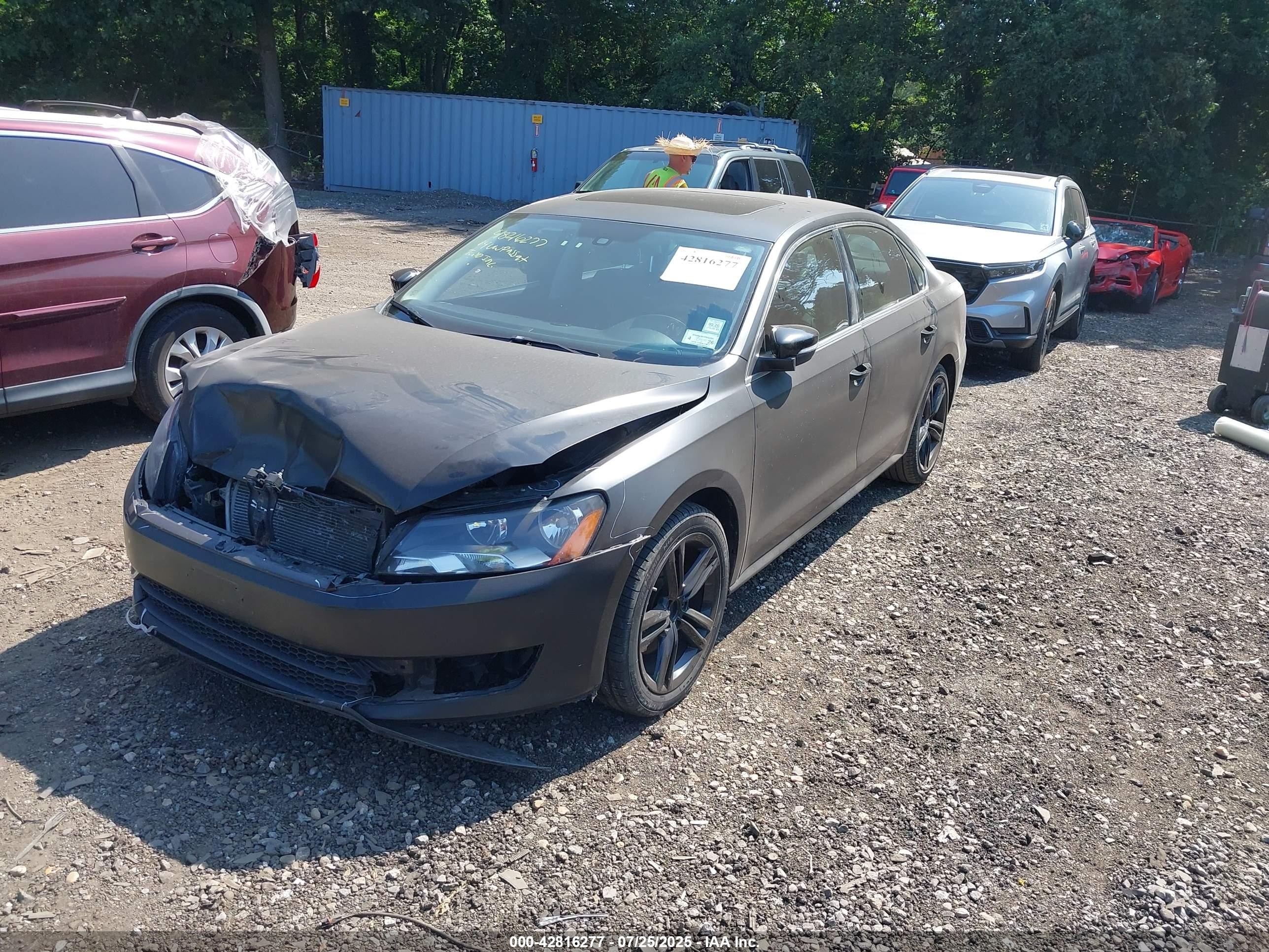 2014 Volkswagen Passat 1.8t Se Black vin: 1VWBT7A33EC086800