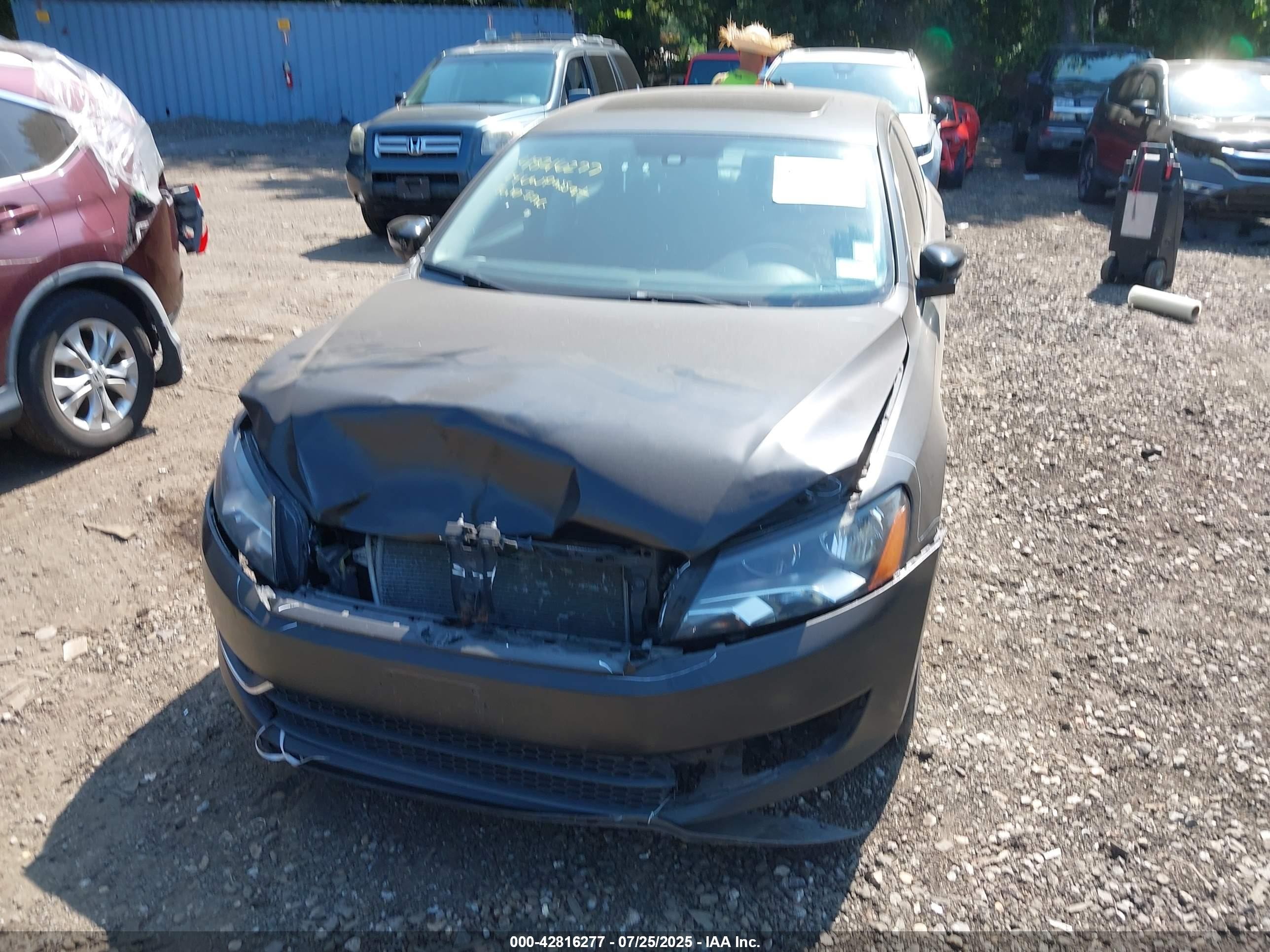 2014 Volkswagen Passat 1.8t Se Black vin: 1VWBT7A33EC086800