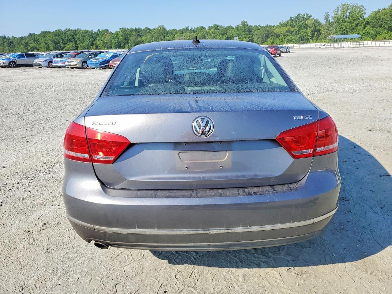 2015 Volkswagen Passat Se Gray vin: 1VWBT7A33FC048355