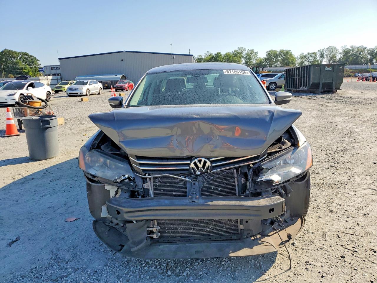 2015 Volkswagen Passat Se Gray vin: 1VWBT7A33FC048355