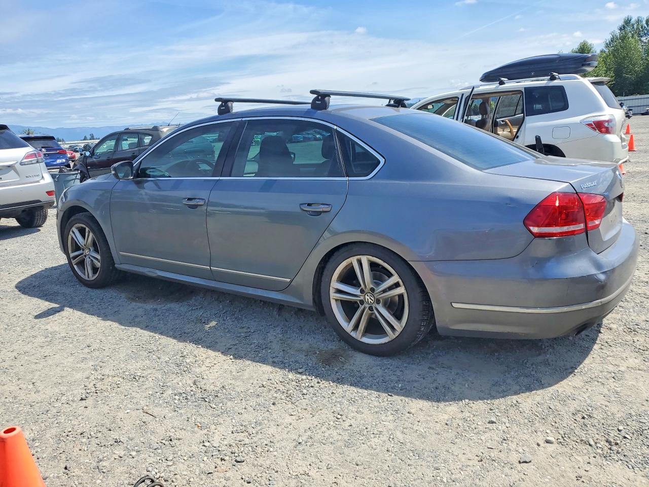 2015 Volkswagen Passat Se Gray vin: 1VWBT7A33FC059971