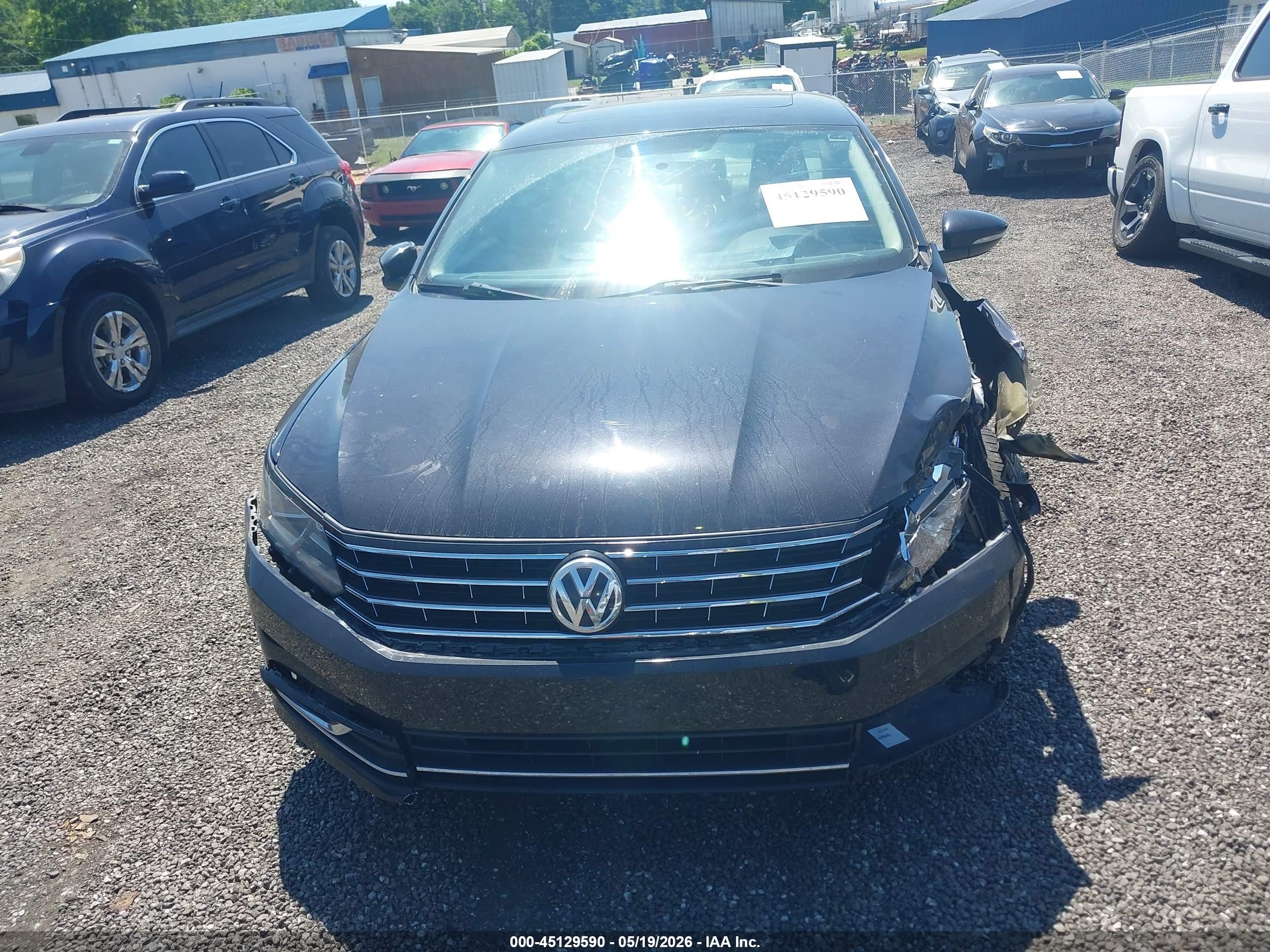 2017 Volkswagen Passat 1.8t Se Black vin: 1VWBT7A33HC051968