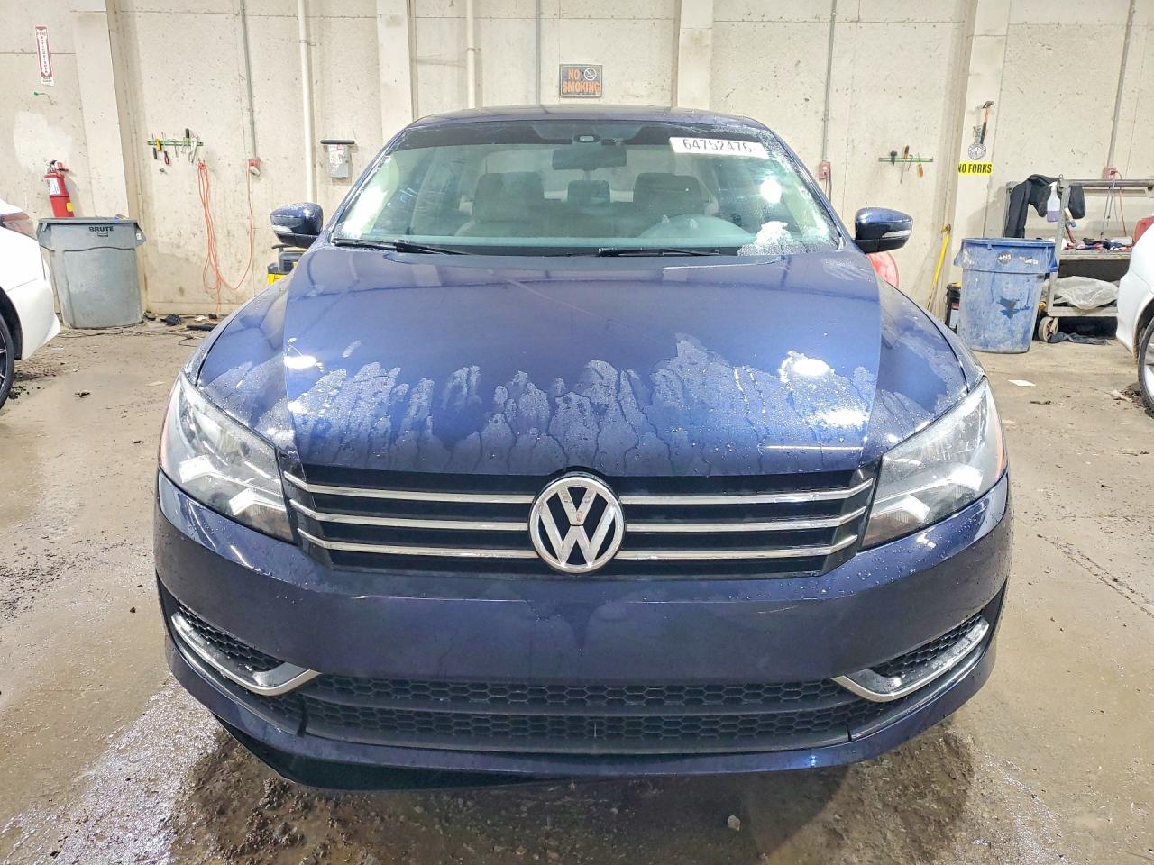 2014 Volkswagen Passat Se Blue vin: 1VWBT7A34EC031692