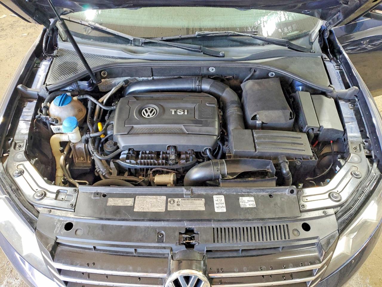 2014 Volkswagen Passat Se Blue vin: 1VWBT7A34EC031692