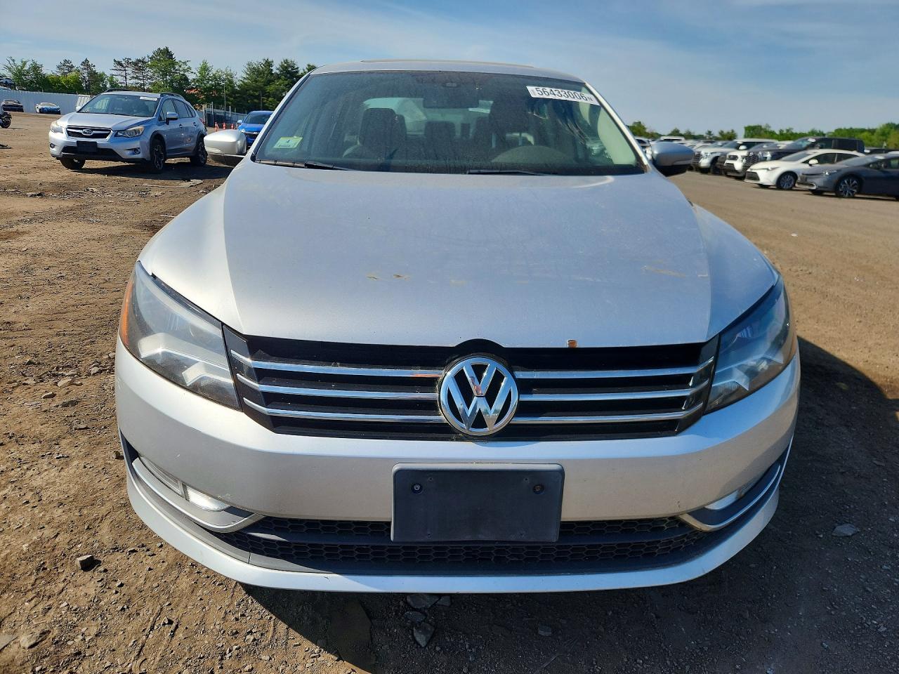 2015 Volkswagen Passat Se Silver vin: 1VWBT7A34FC004428