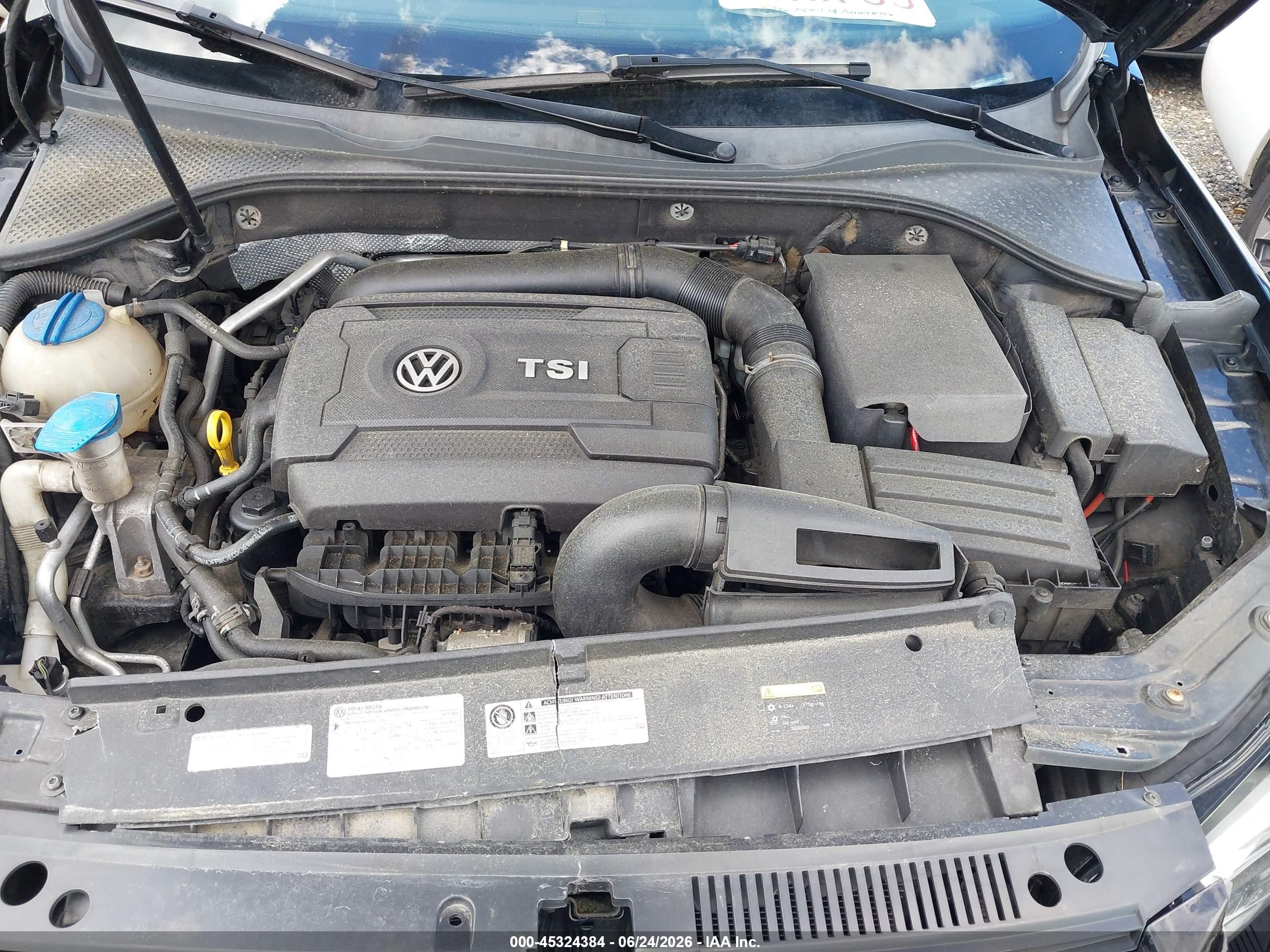 2015 Volkswagen Passat 1.8t Se Black vin: 1VWBT7A34FC018734