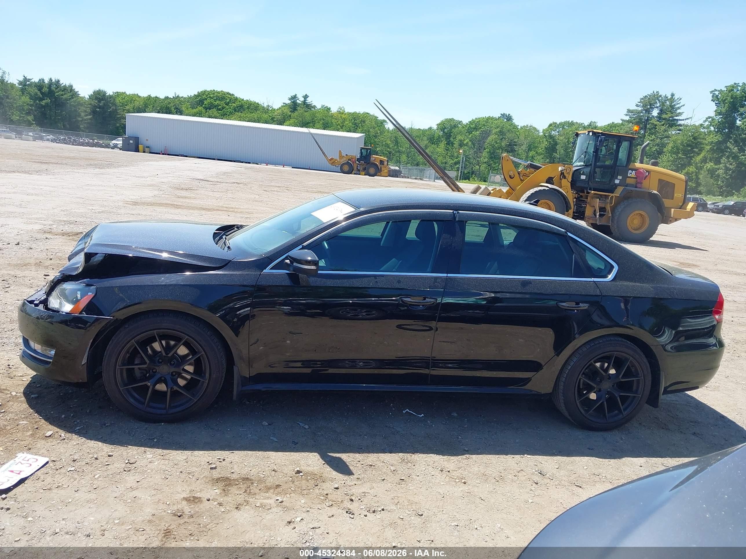 2015 Volkswagen Passat 1.8t Se Black vin: 1VWBT7A34FC018734