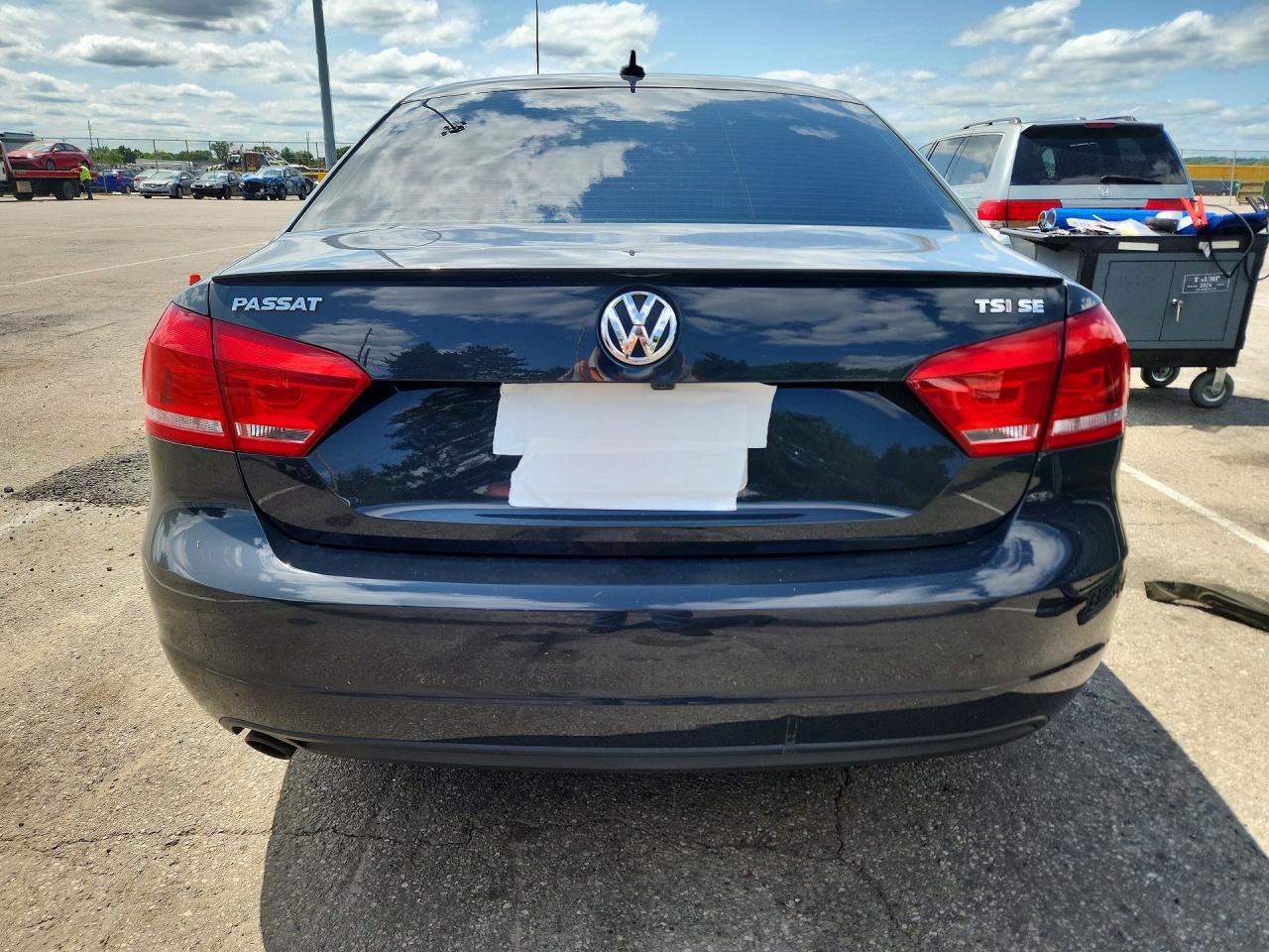 2015 Volkswagen Passat Se Gray vin: 1VWBT7A34FC072681
