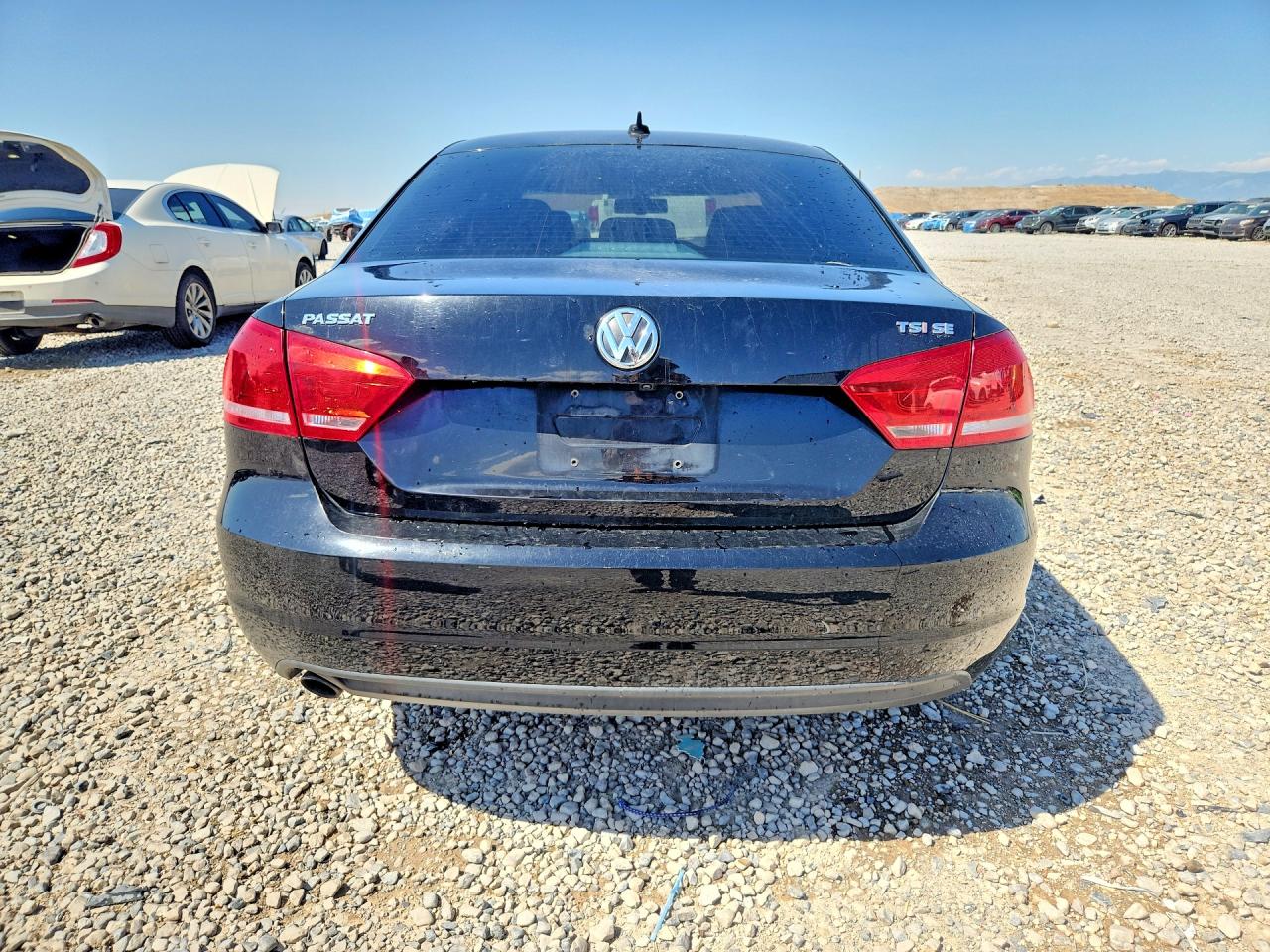 2014 Volkswagen Passat Se Black vin: 1VWBT7A35EC091335