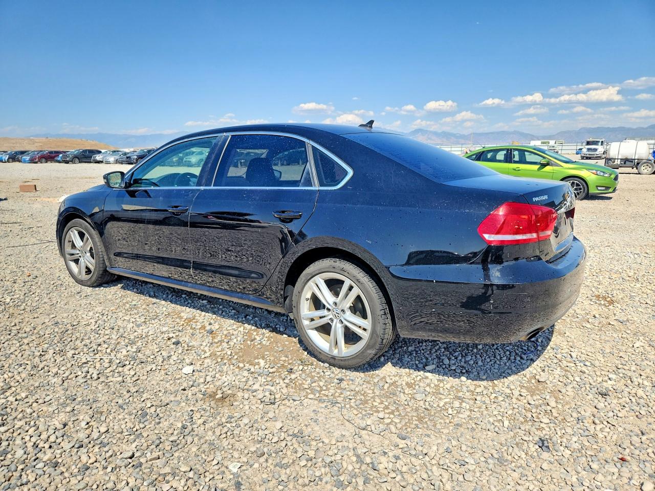 2014 Volkswagen Passat Se Black vin: 1VWBT7A35EC091335