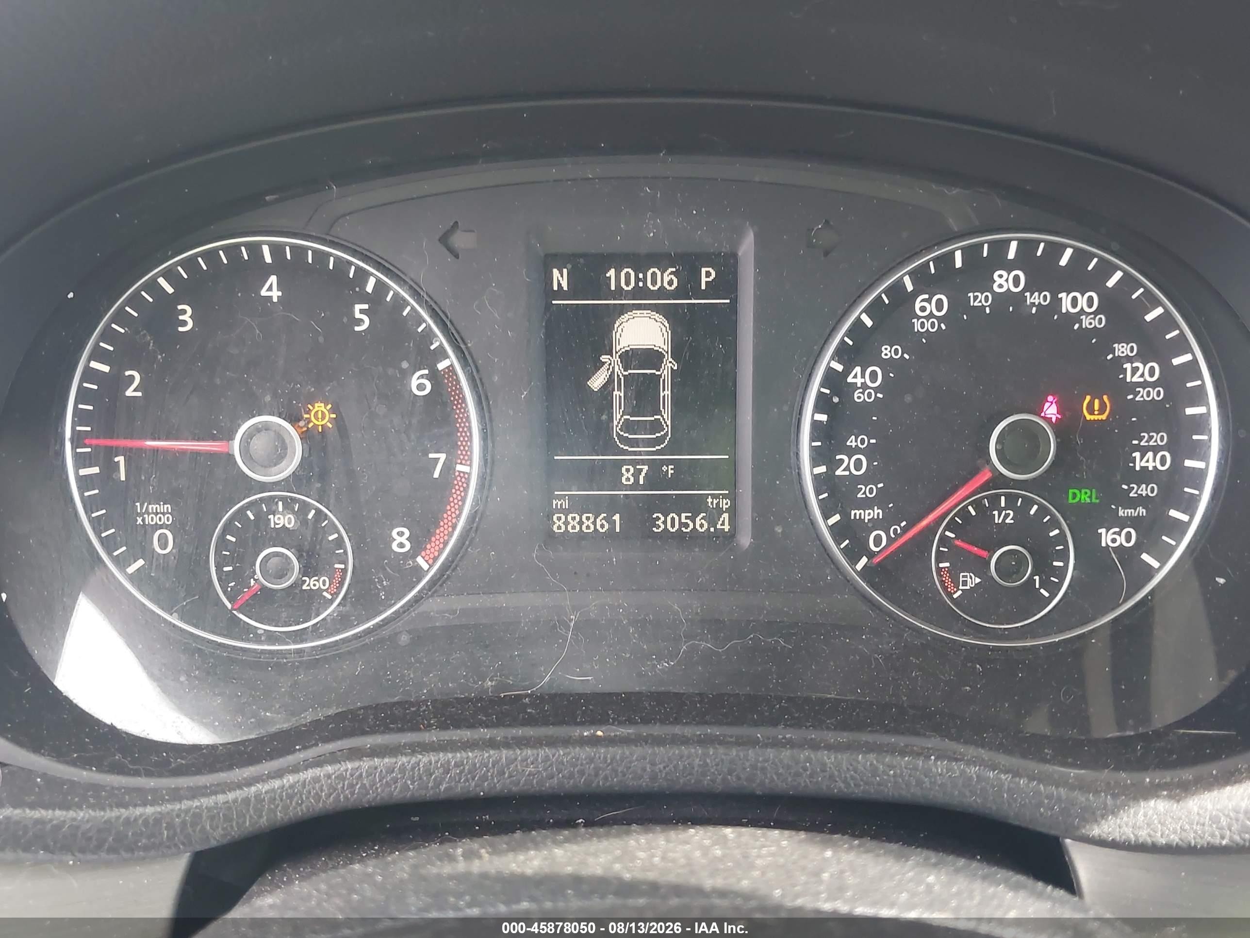 2014 Volkswagen Passat 1.8t Se Gray vin: 1VWBT7A35EC092971
