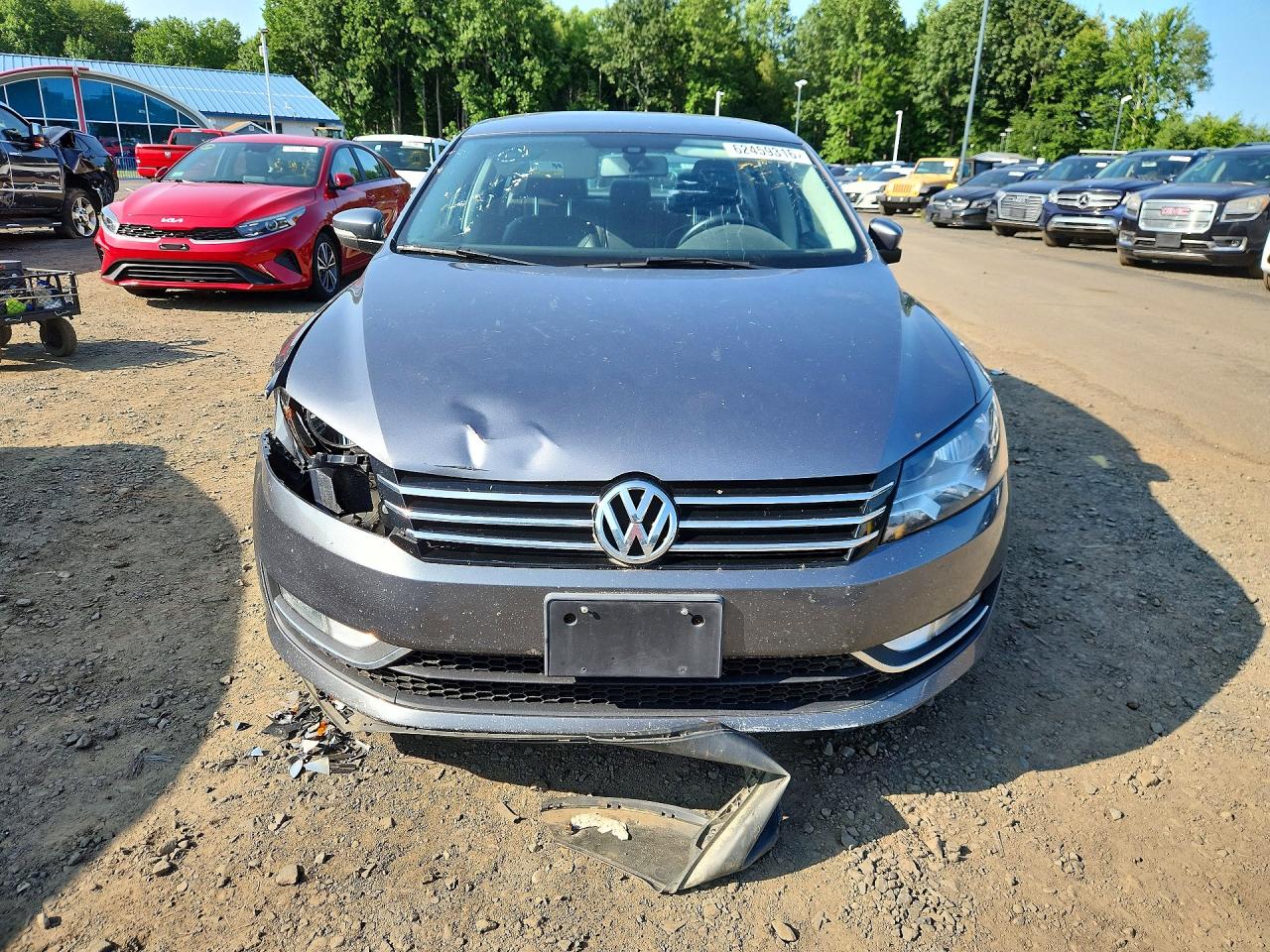 2015 Volkswagen Passat Se Серый vin: 1VWBT7A35FC010321