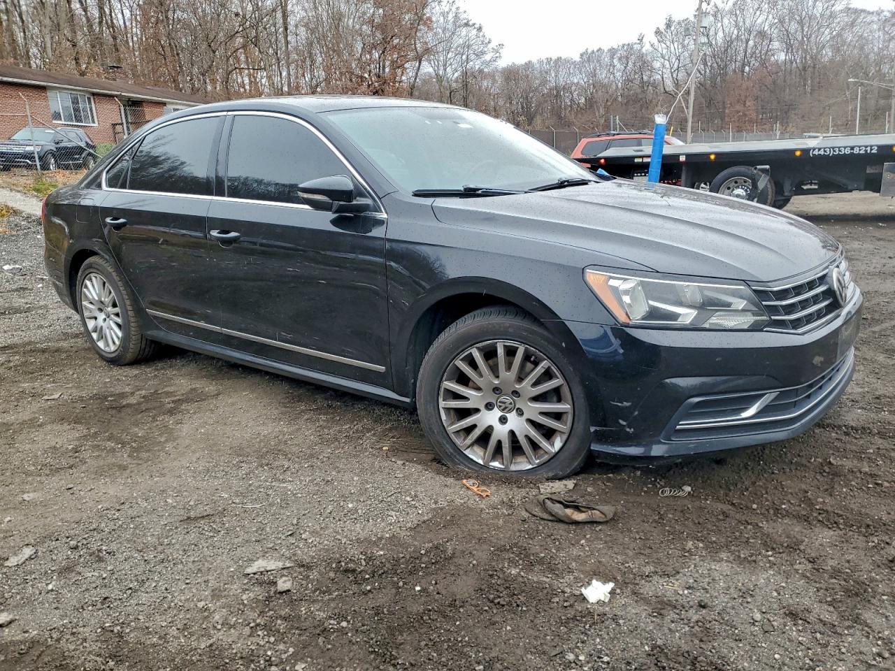 2016 Volkswagen Passat Se Black vin: 1VWBT7A35GC034233