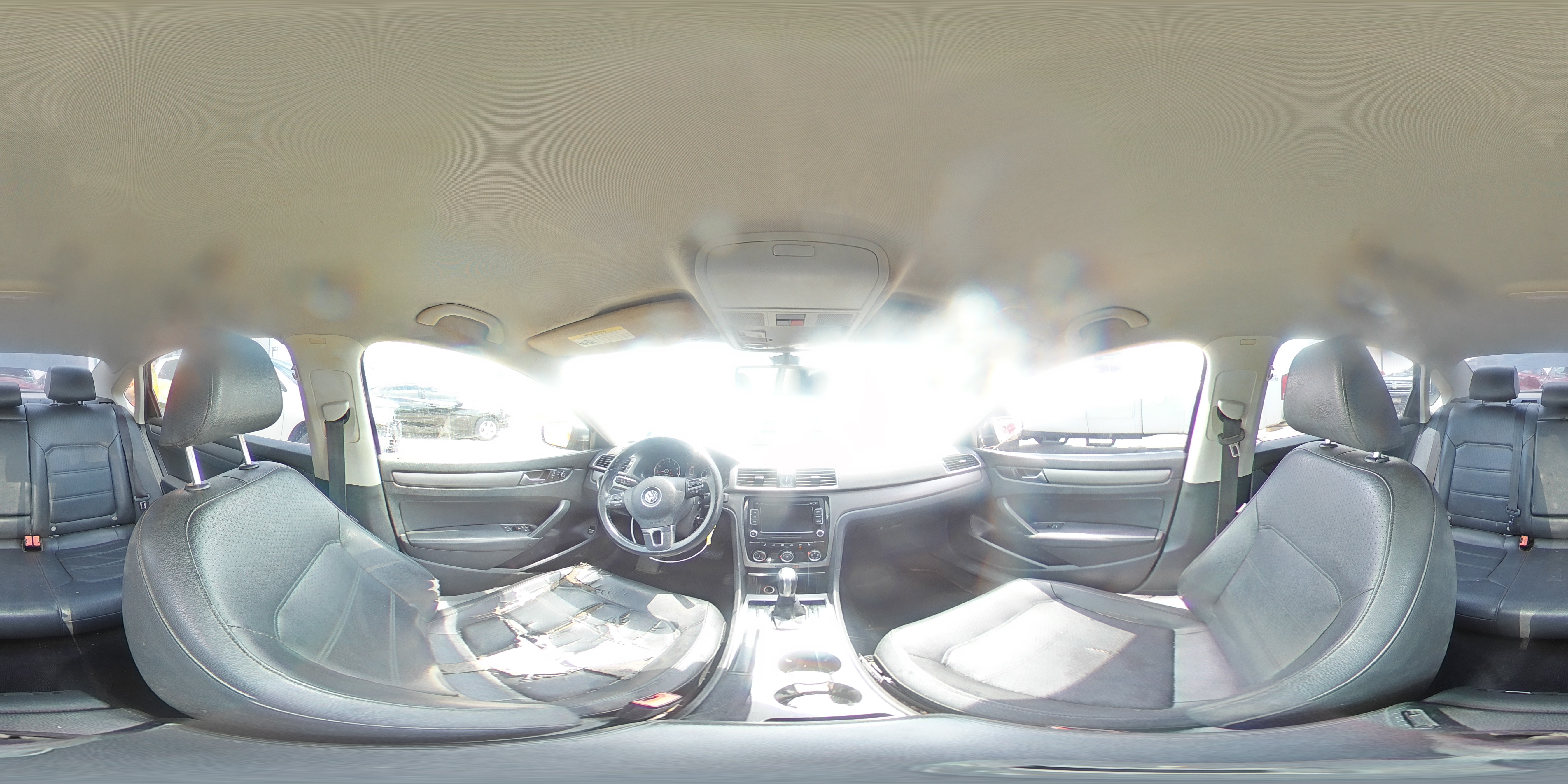 2014 Volkswagen Passat Se Серый vin: 1VWBT7A36EC080778