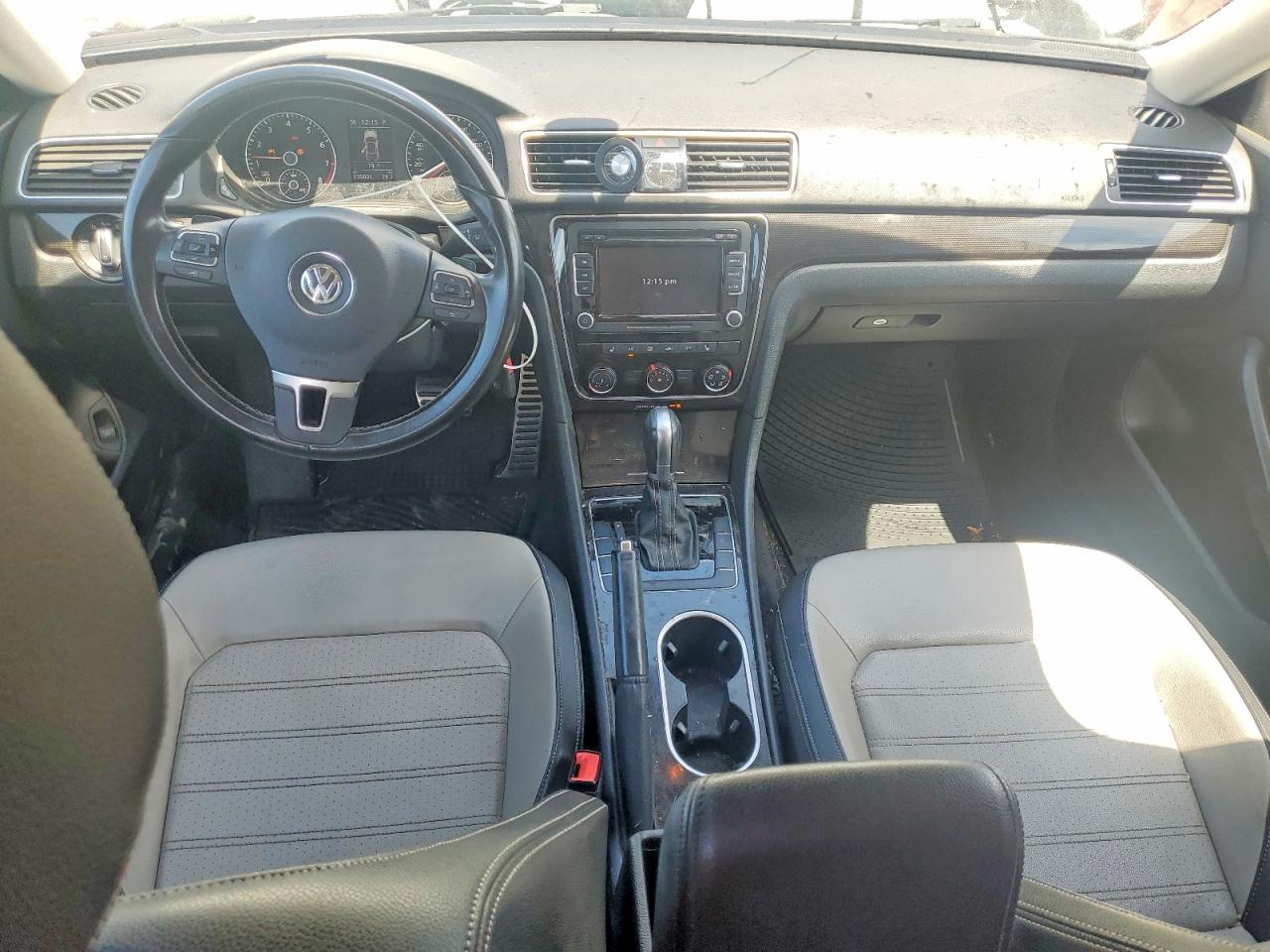 2015 Volkswagen Passat Se White vin: 1VWBT7A36FC054344