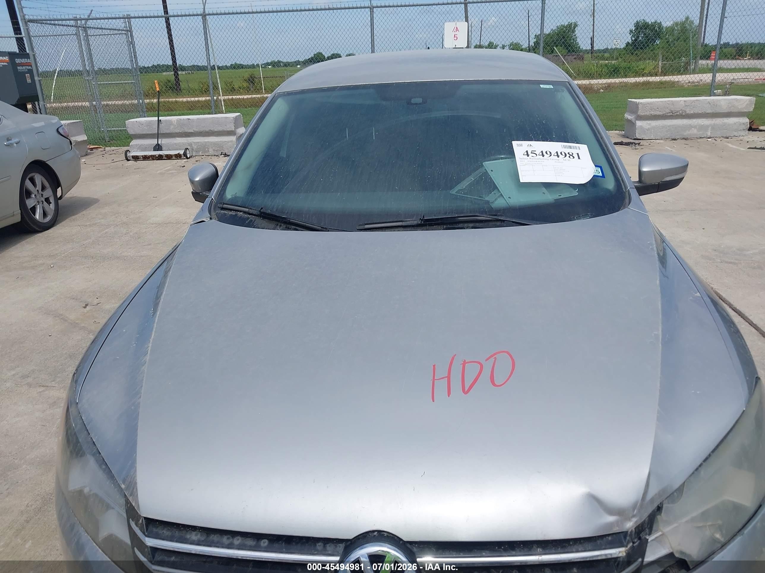 2014 Volkswagen Passat 1.8t Se Silver vin: 1VWBT7A37EC097038