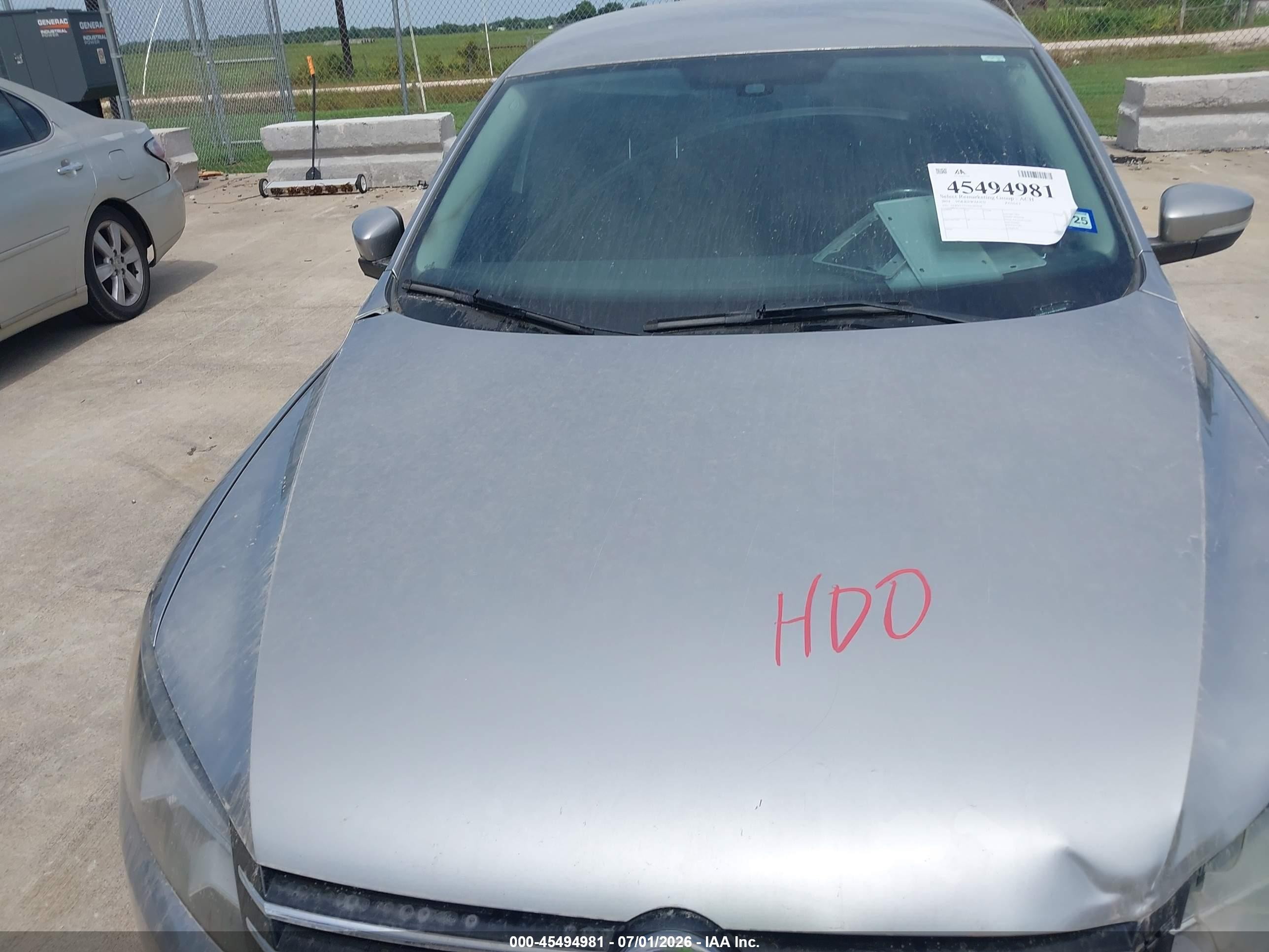 2014 Volkswagen Passat 1.8t Se Silver vin: 1VWBT7A37EC097038