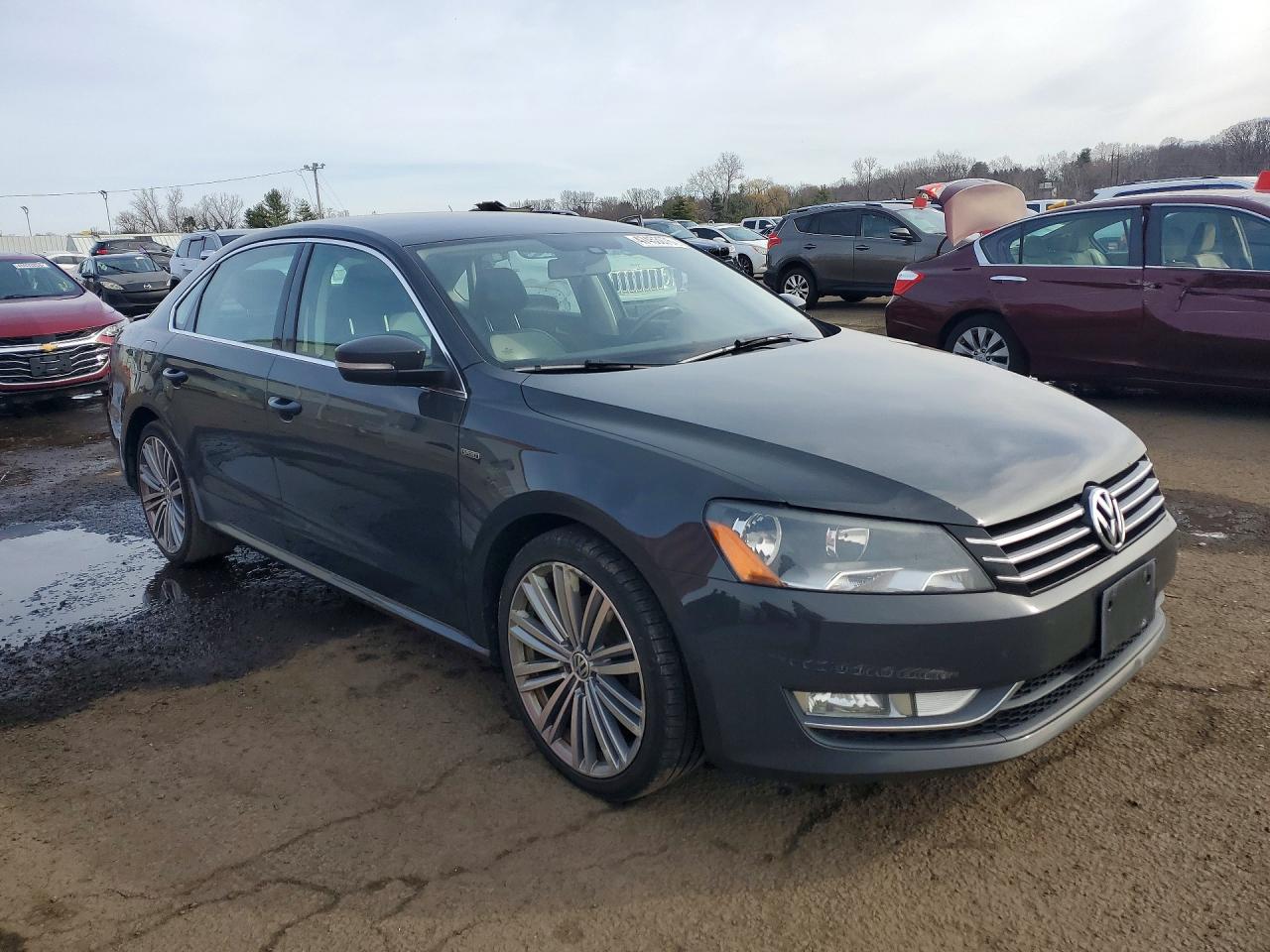 2015 Volkswagen Passat Se Gray vin: 1VWBT7A37FC018162