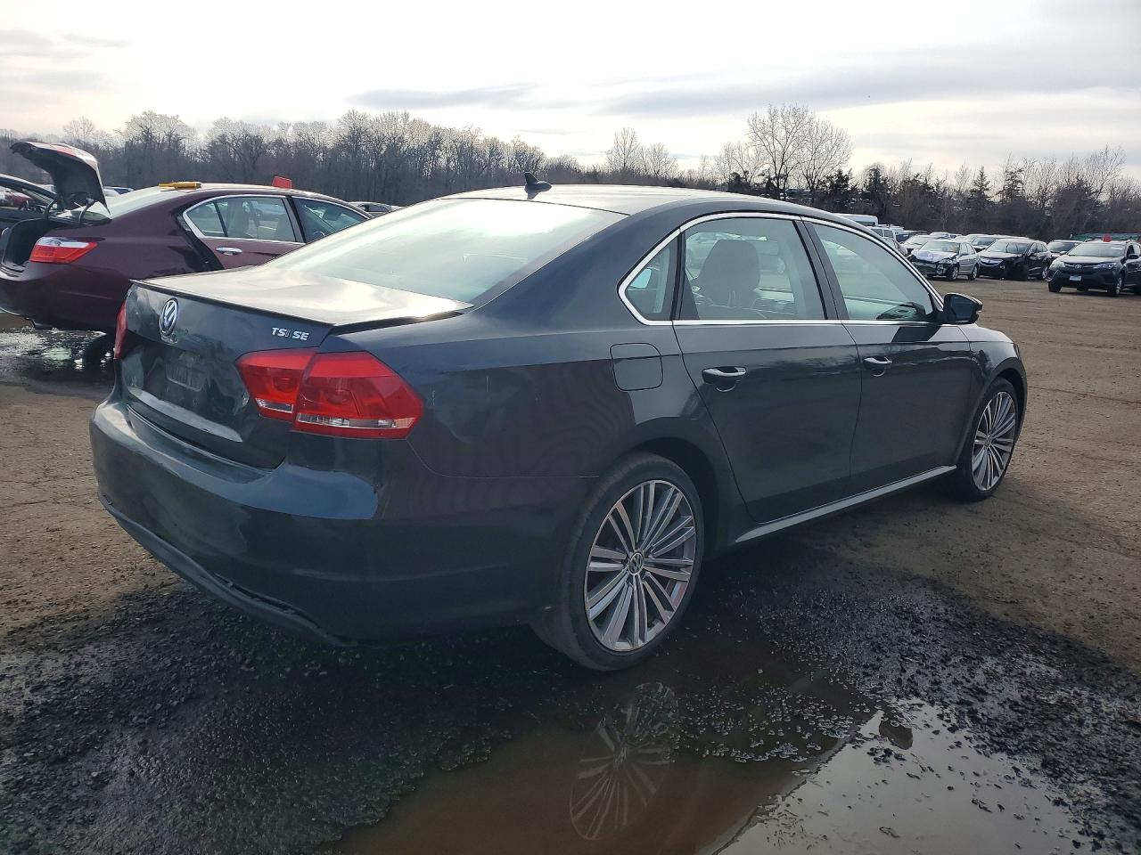 2015 Volkswagen Passat Se Gray vin: 1VWBT7A37FC018162