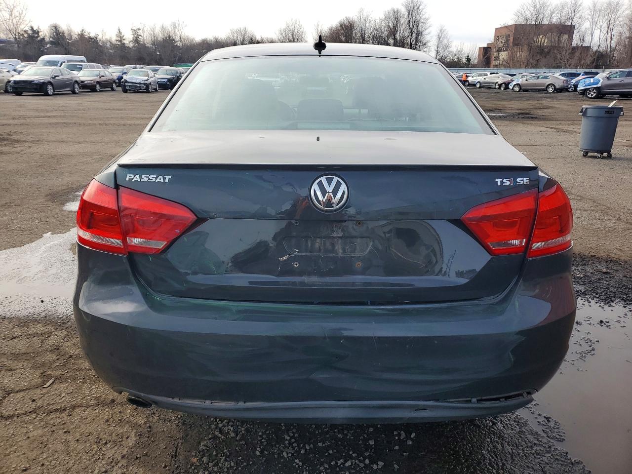 2015 Volkswagen Passat Se Gray vin: 1VWBT7A37FC018162