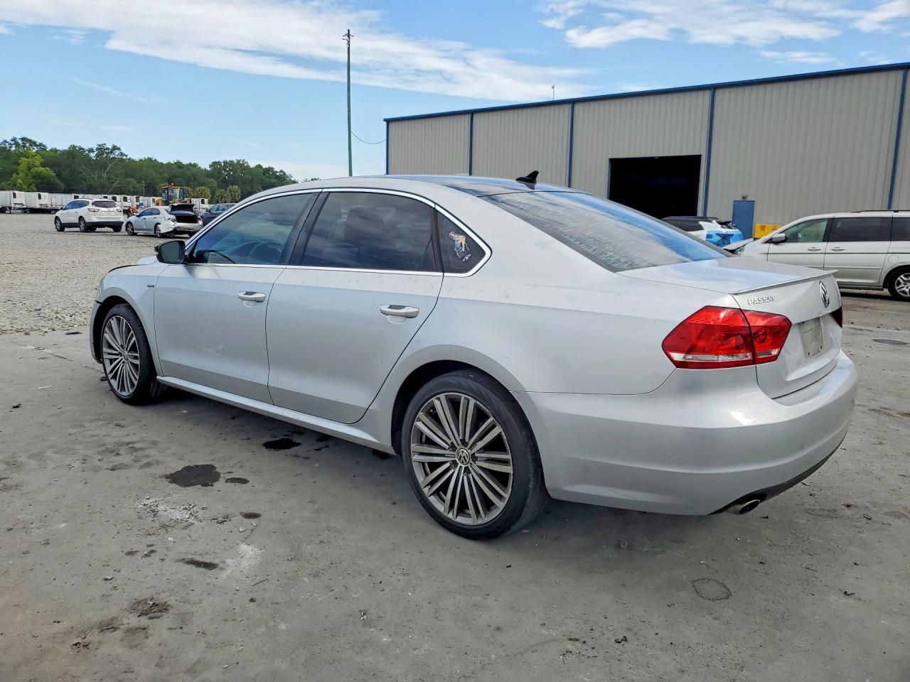 2015 Volkswagen Passat Se Silver vin: 1VWBT7A37FC070679