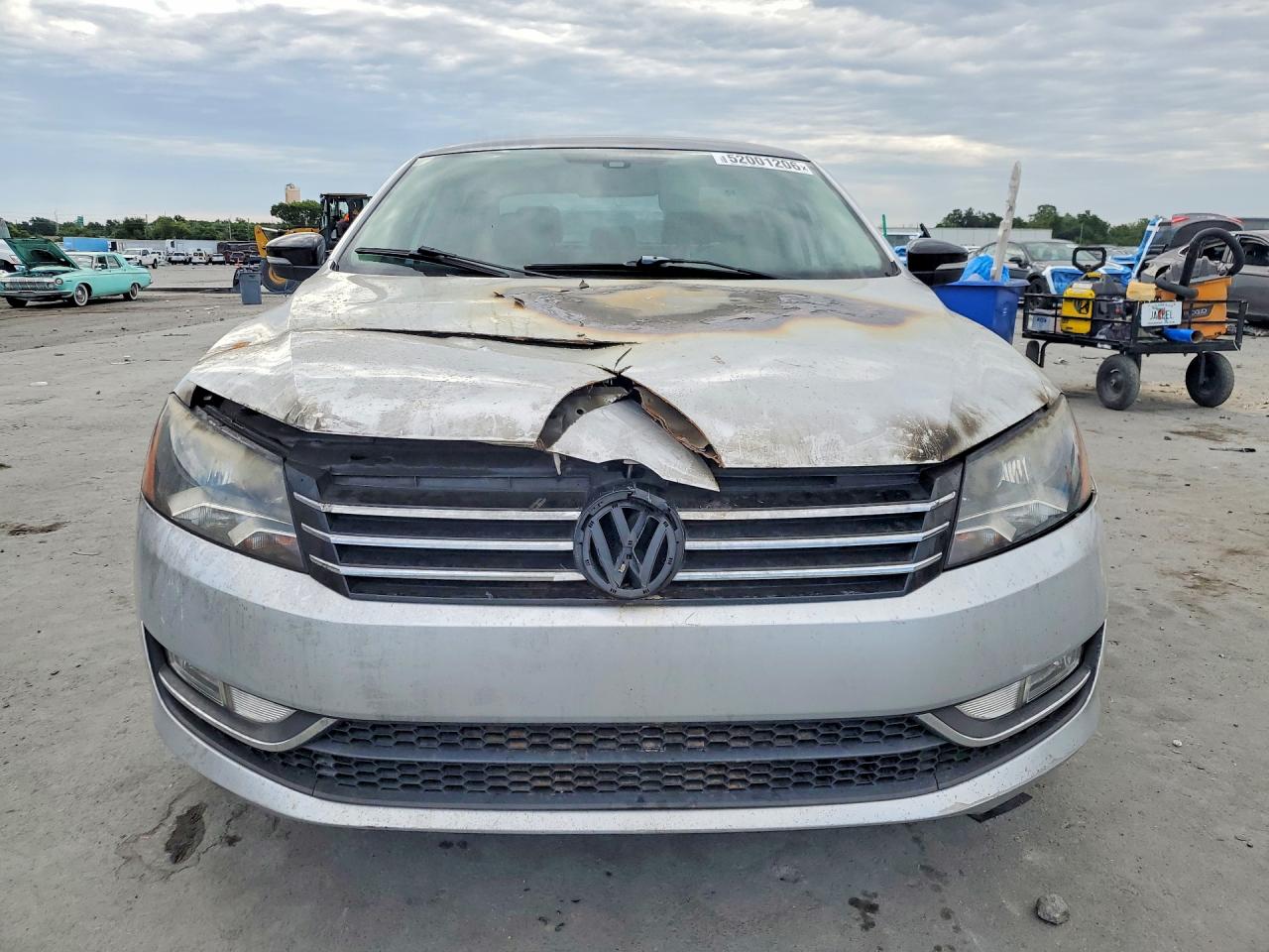 2015 Volkswagen Passat Se Silver vin: 1VWBT7A37FC070679