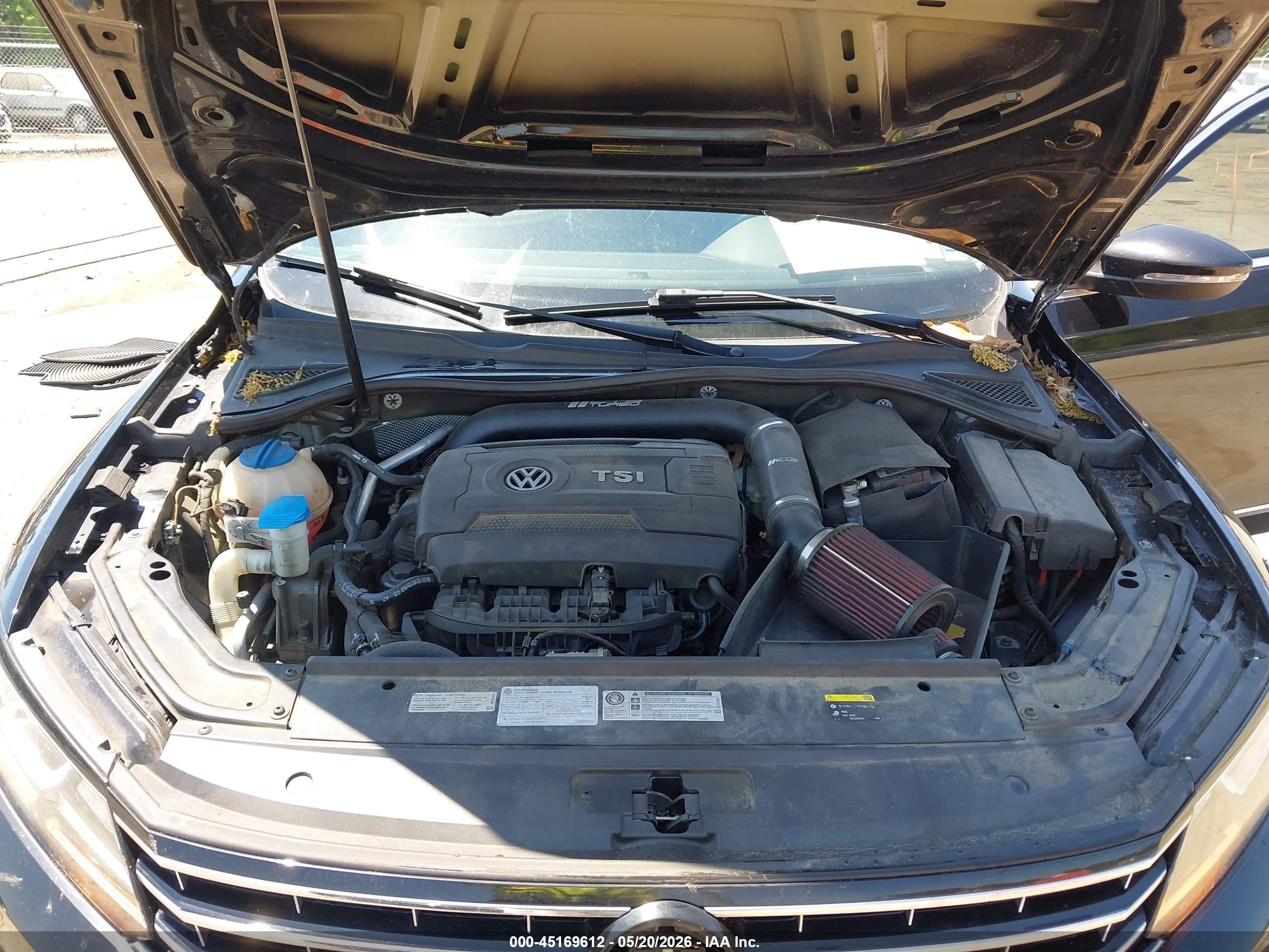 2016 Volkswagen Passat 1.8t Se Черный vin: 1VWBT7A37GC037246