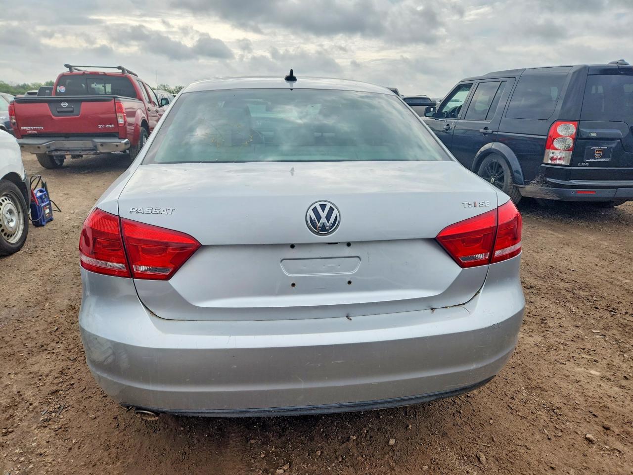 2014 Volkswagen Passat Se Silver vin: 1VWBT7A38EC118205