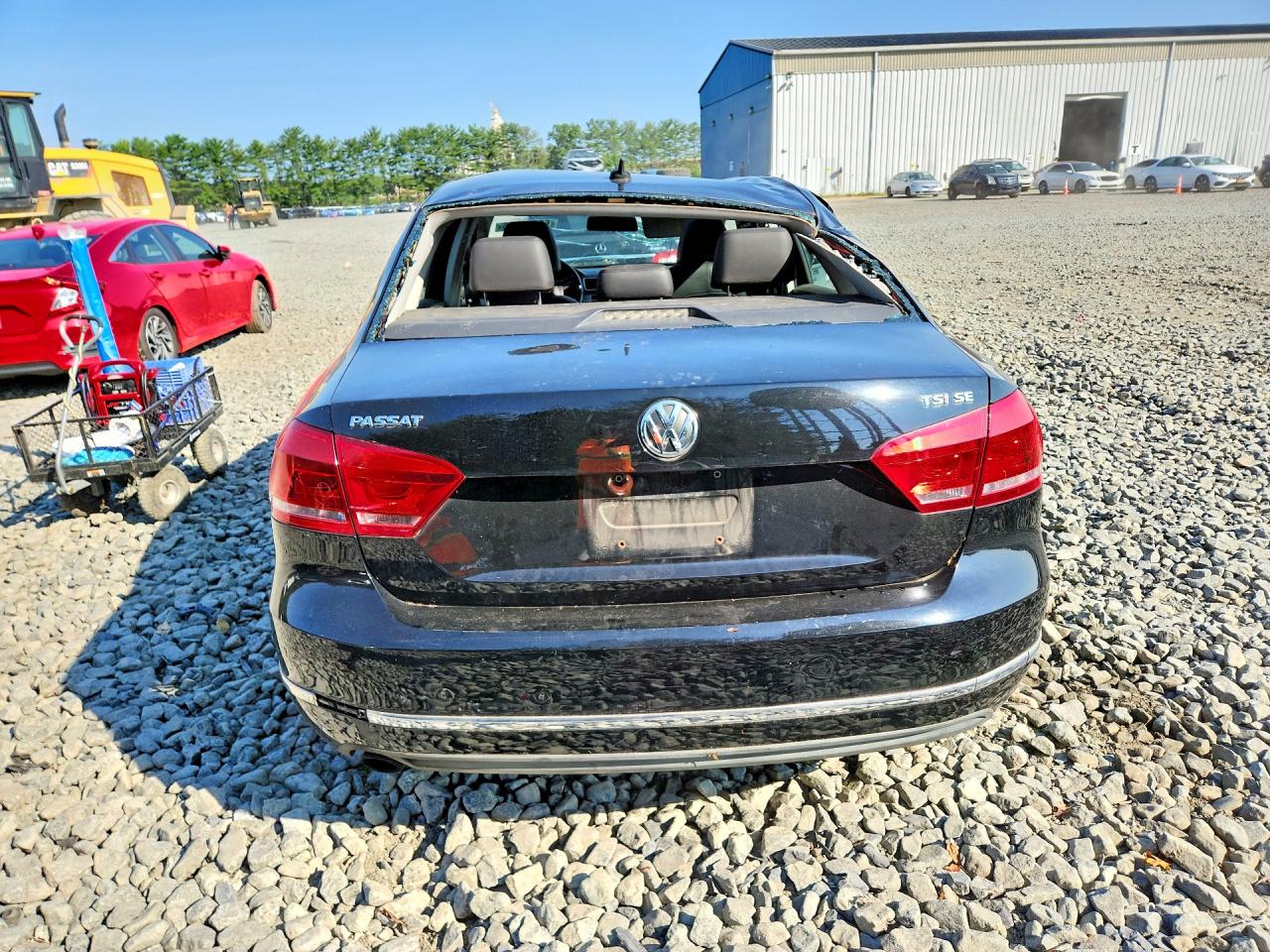 2015 Volkswagen Passat Se Black vin: 1VWBT7A38FC003184
