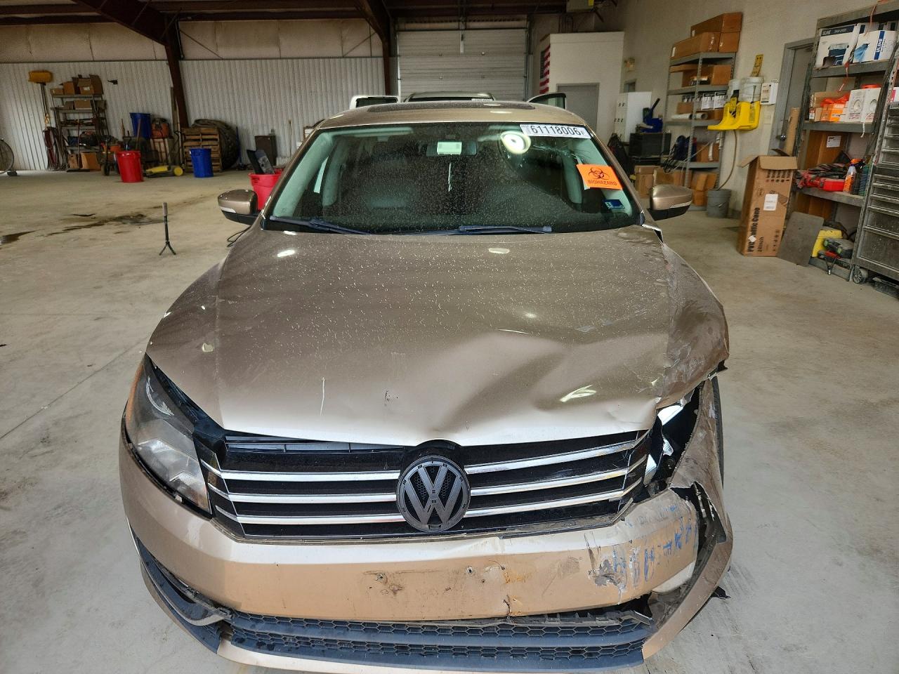 2015 Volkswagen Passat Se Tan vin: 1VWBT7A38FC033561