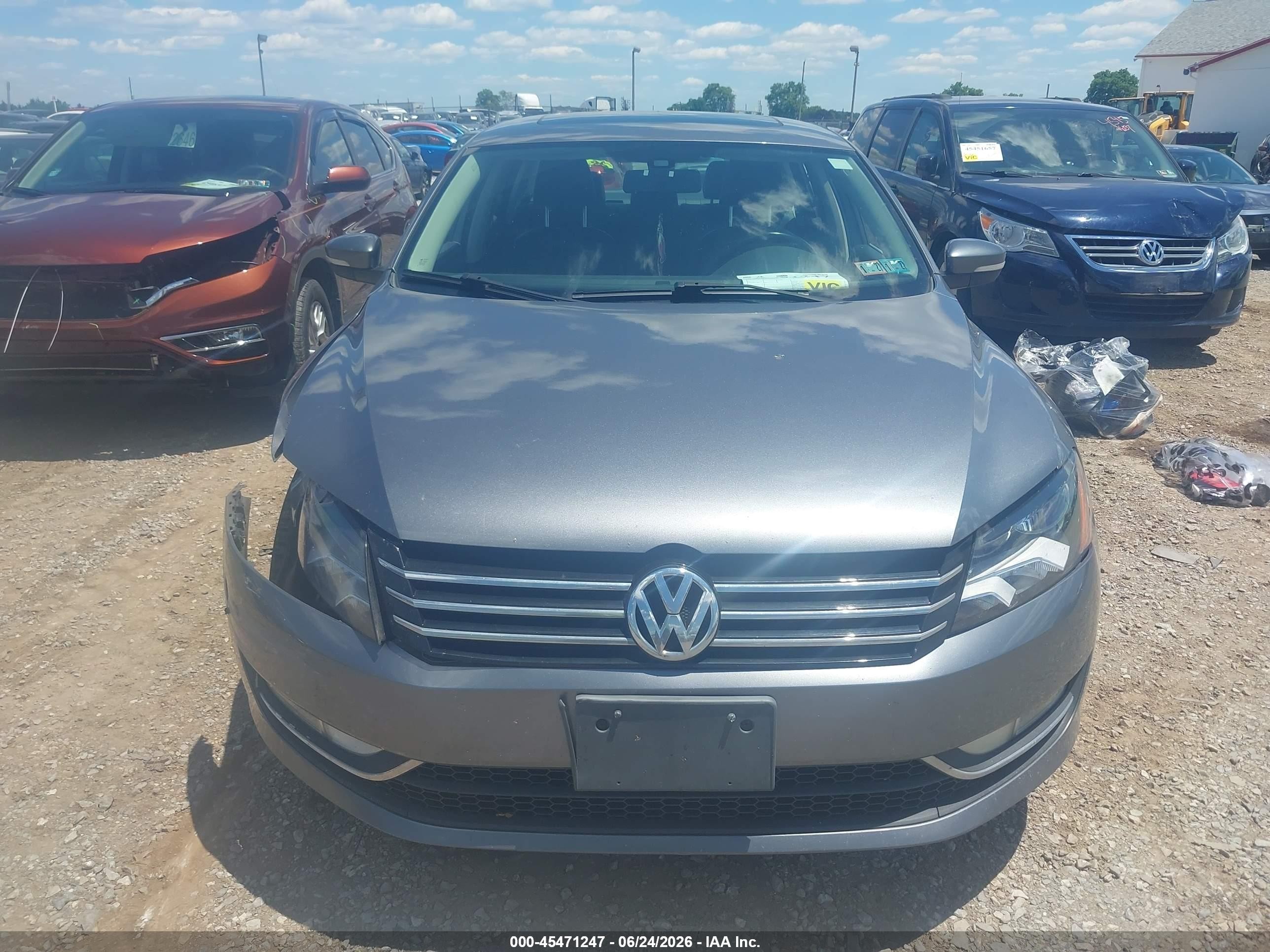 2015 Volkswagen Passat 1.8t Se Silver vin: 1VWBT7A38FC033995