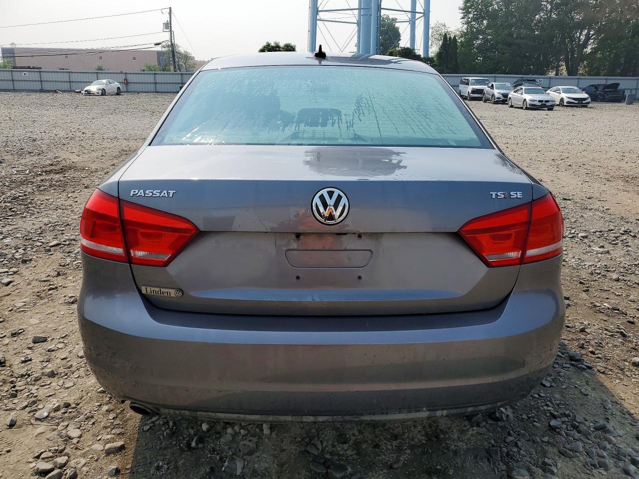2014 Volkswagen Passat Se Silver vin: 1VWBT7A39EC068687