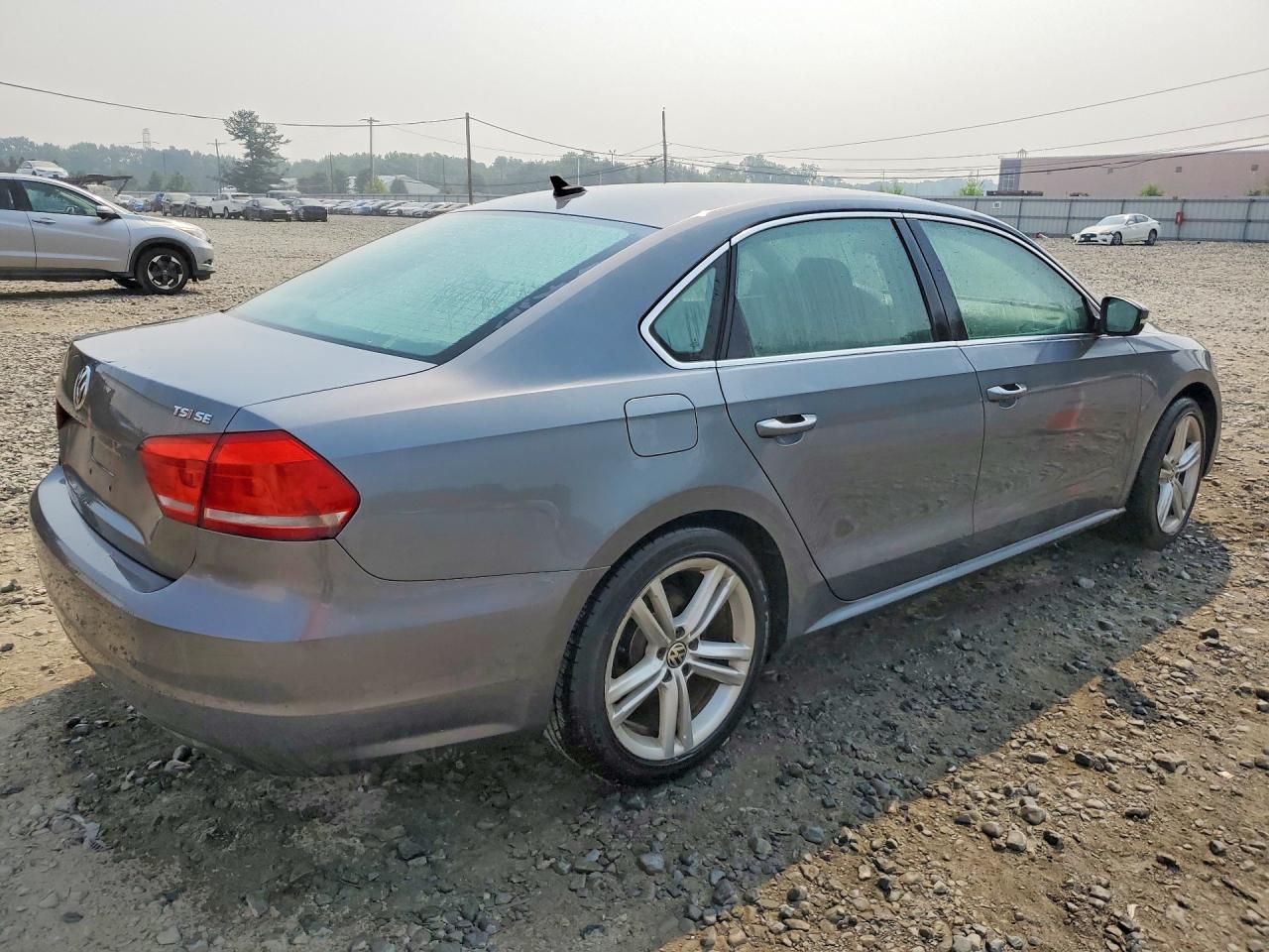 2014 Volkswagen Passat Se Silver vin: 1VWBT7A39EC068687