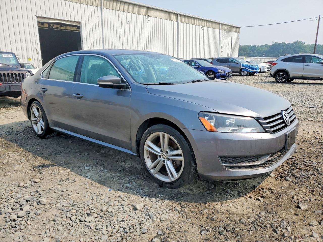 2014 Volkswagen Passat Se Silver vin: 1VWBT7A39EC068687