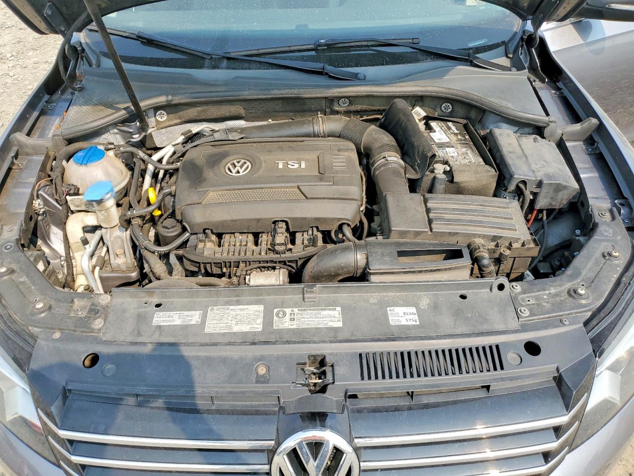 2014 Volkswagen Passat Se Silver vin: 1VWBT7A39EC068687