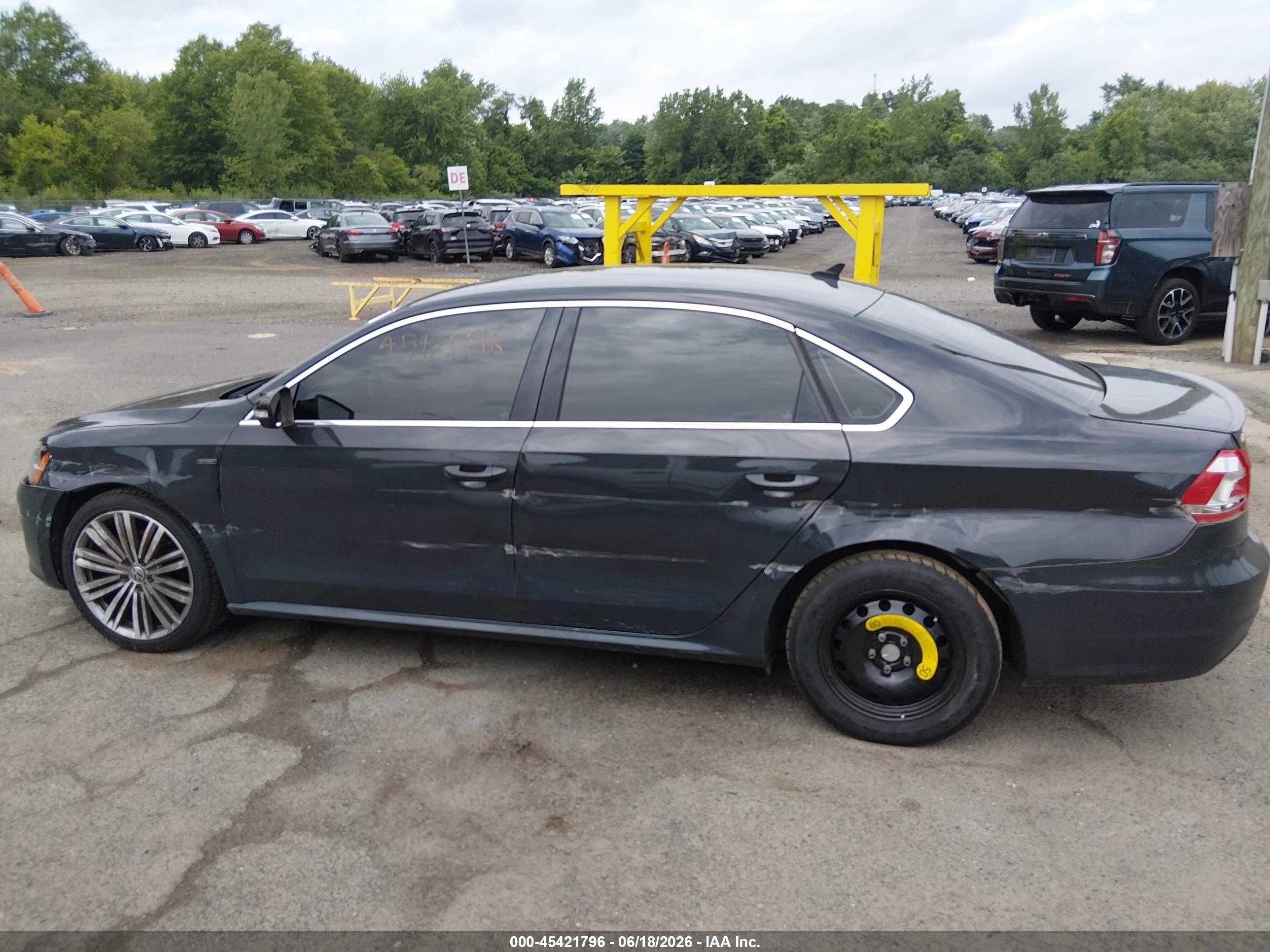 2014 Volkswagen Passat 1.8t Sport Gray vin: 1VWBT7A39EC087935