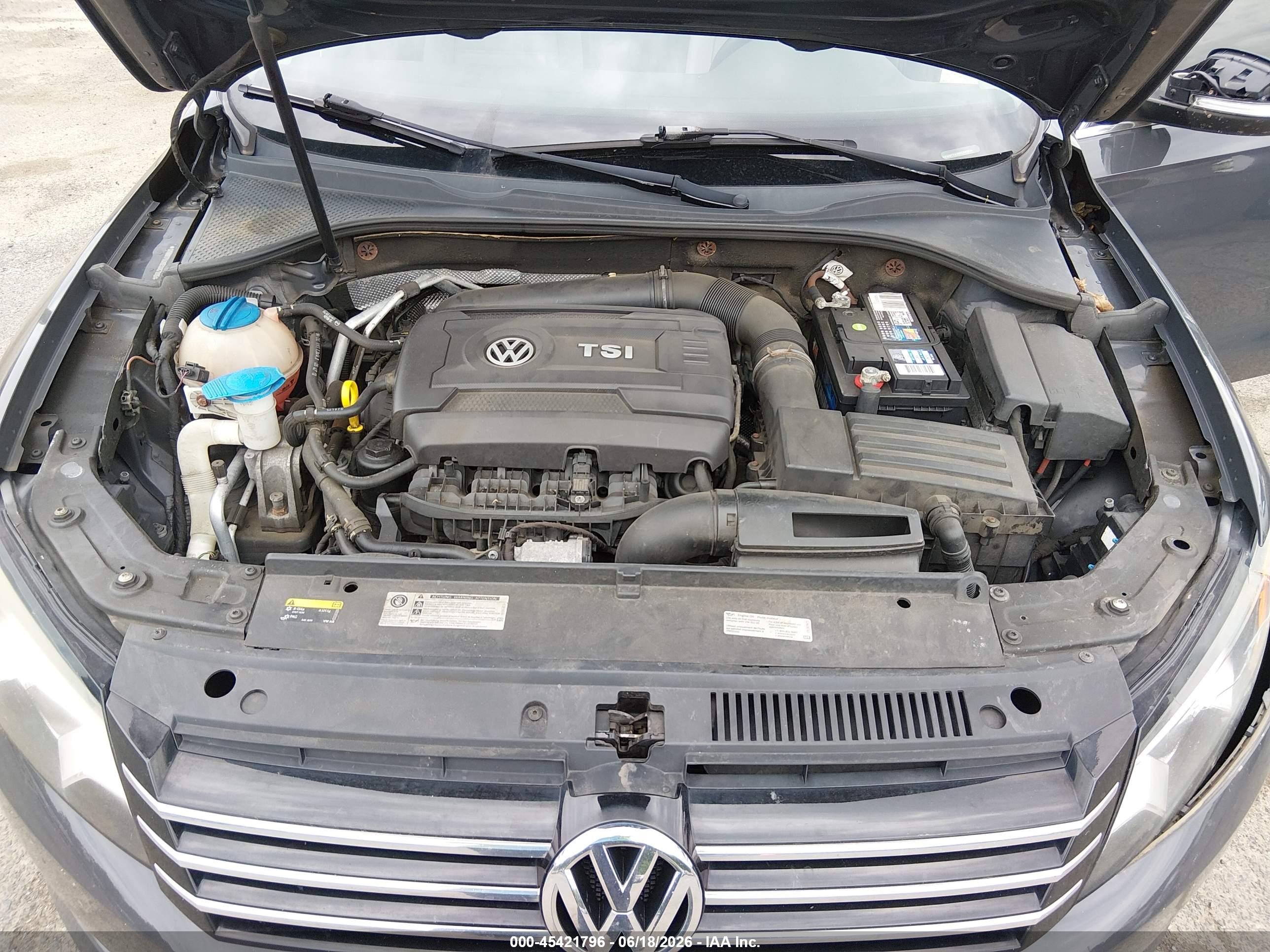 2014 Volkswagen Passat 1.8t Sport Gray vin: 1VWBT7A39EC087935