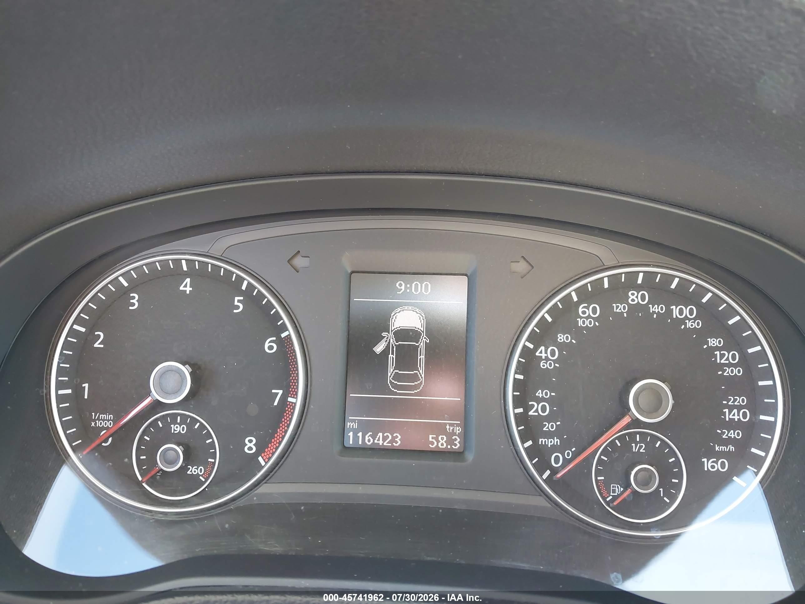 2014 Volkswagen Passat 1.8t Se White vin: 1VWBT7A39EC089734