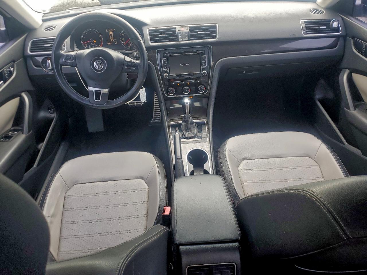 2014 Volkswagen Passat Se White vin: 1VWBT7A39EC100697
