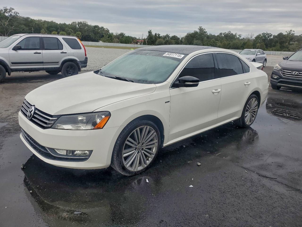 2014 Volkswagen Passat Se Белый vin: 1VWBT7A39EC100697